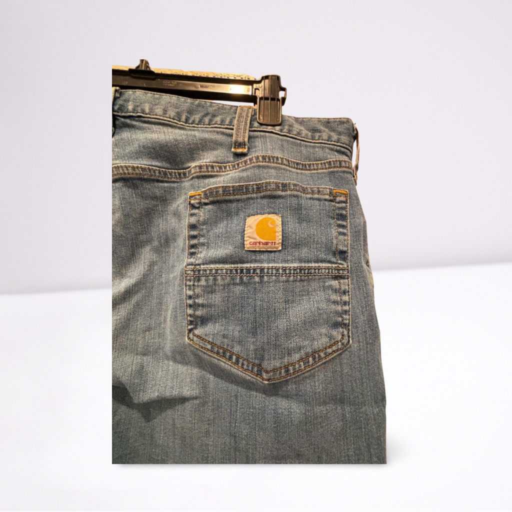 Used Carhartt Mens Jeans - Medium Wash | Blue | 40x32