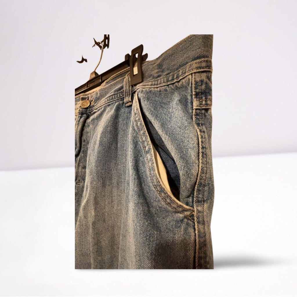 Used Arizona Mens Carpenter Jeans - Faded | Blue | 40x32