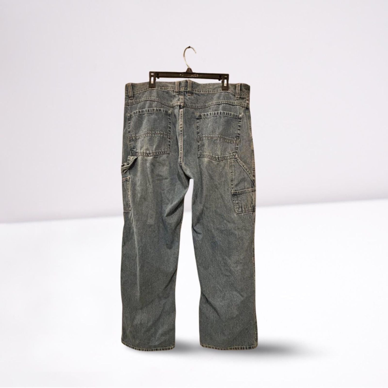 Used Arizona Mens Carpenter Jeans - Faded | Blue | 40x32