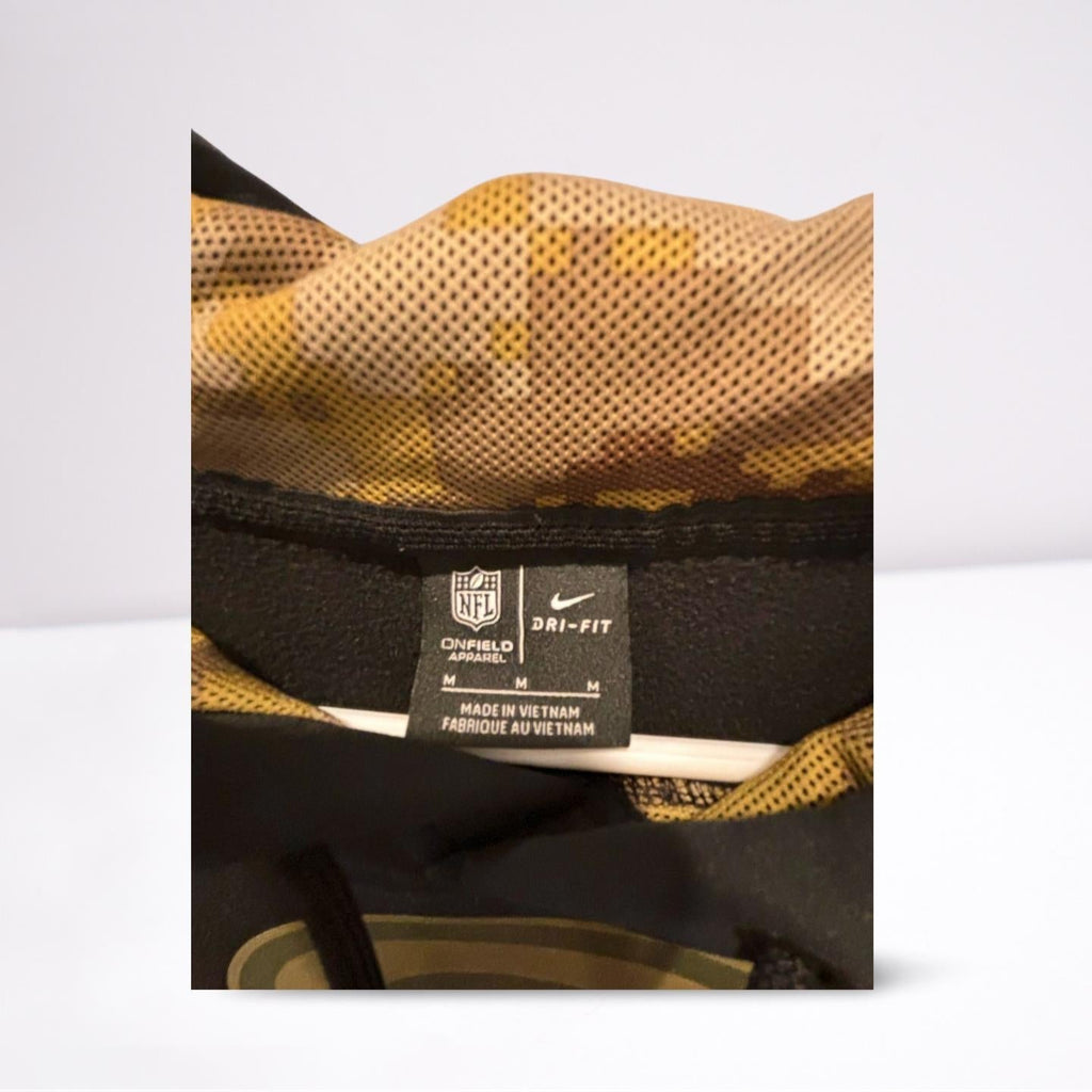 Nike Mens NFL Team Hoodie Green Bay Packers Salute to Service - Black/Camo - Medium - Like New - Pic 5