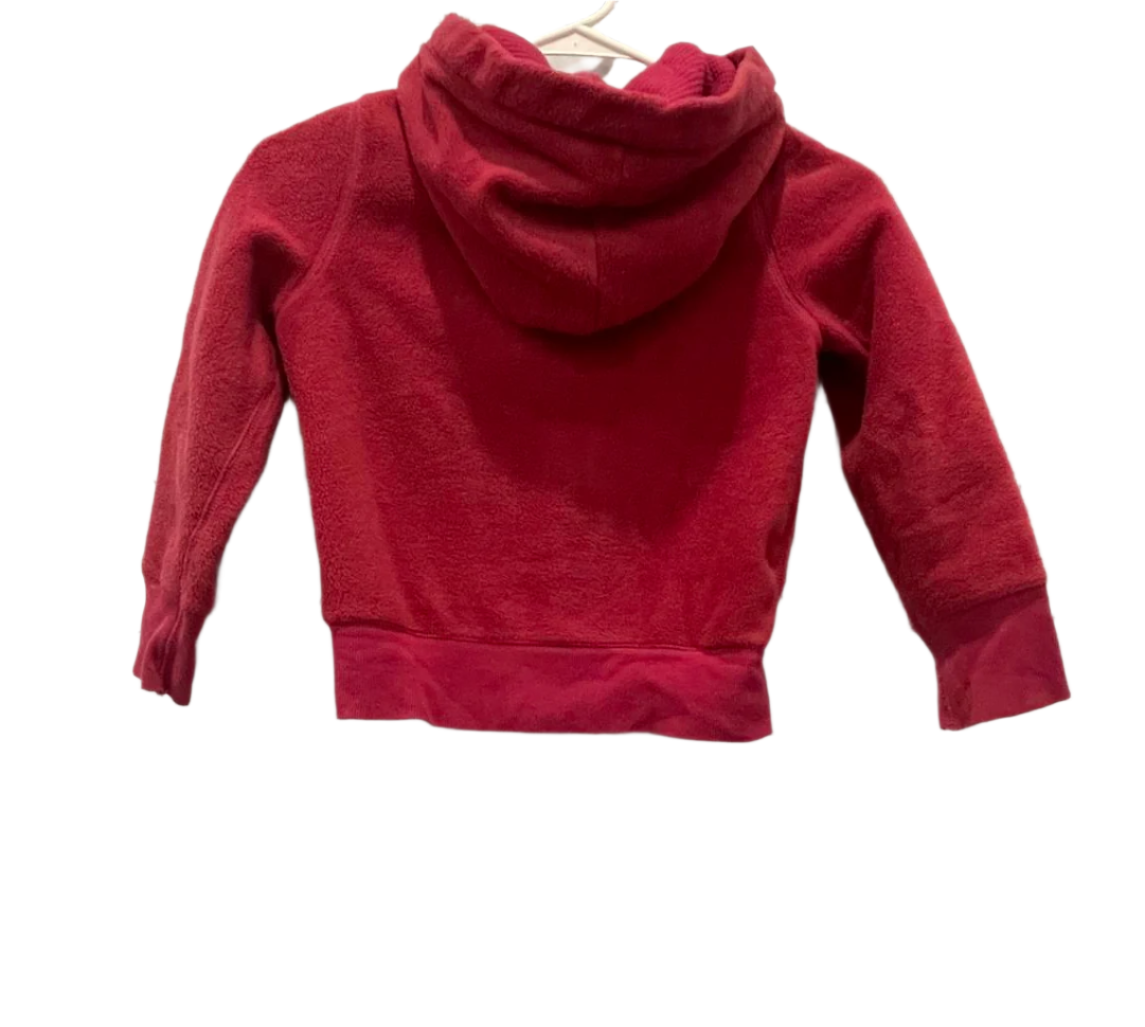 Gap Kids Jacket Sequent Logo Zip-Up - Pink - Small - Good - Pic 2