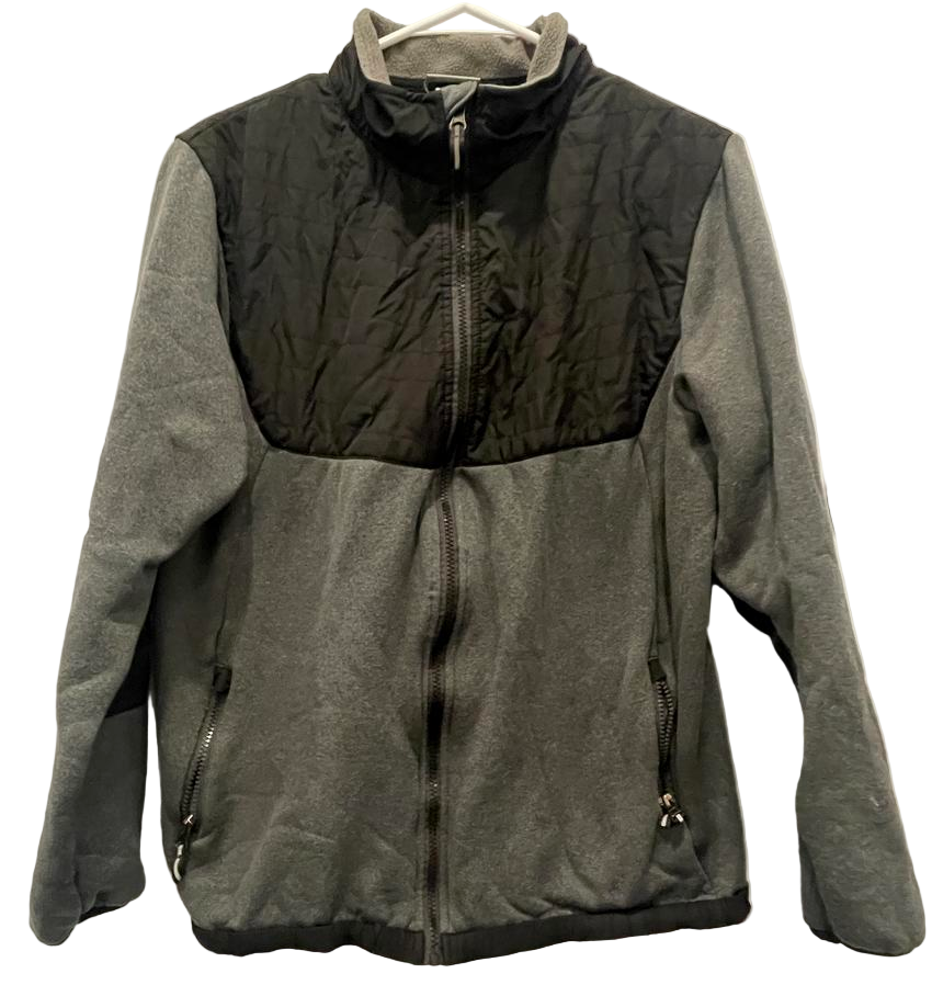 Champion Youth Boys Full Zip Jacket - Size Youth XL - Black/Gray - G