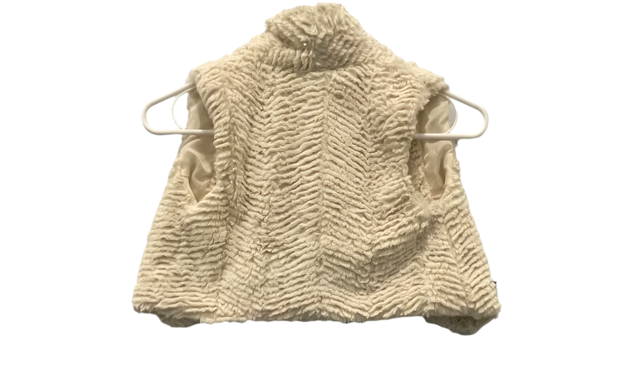 Rare Editions Kids Vest Faux Fur - White - 6x - Like New - Pic 2