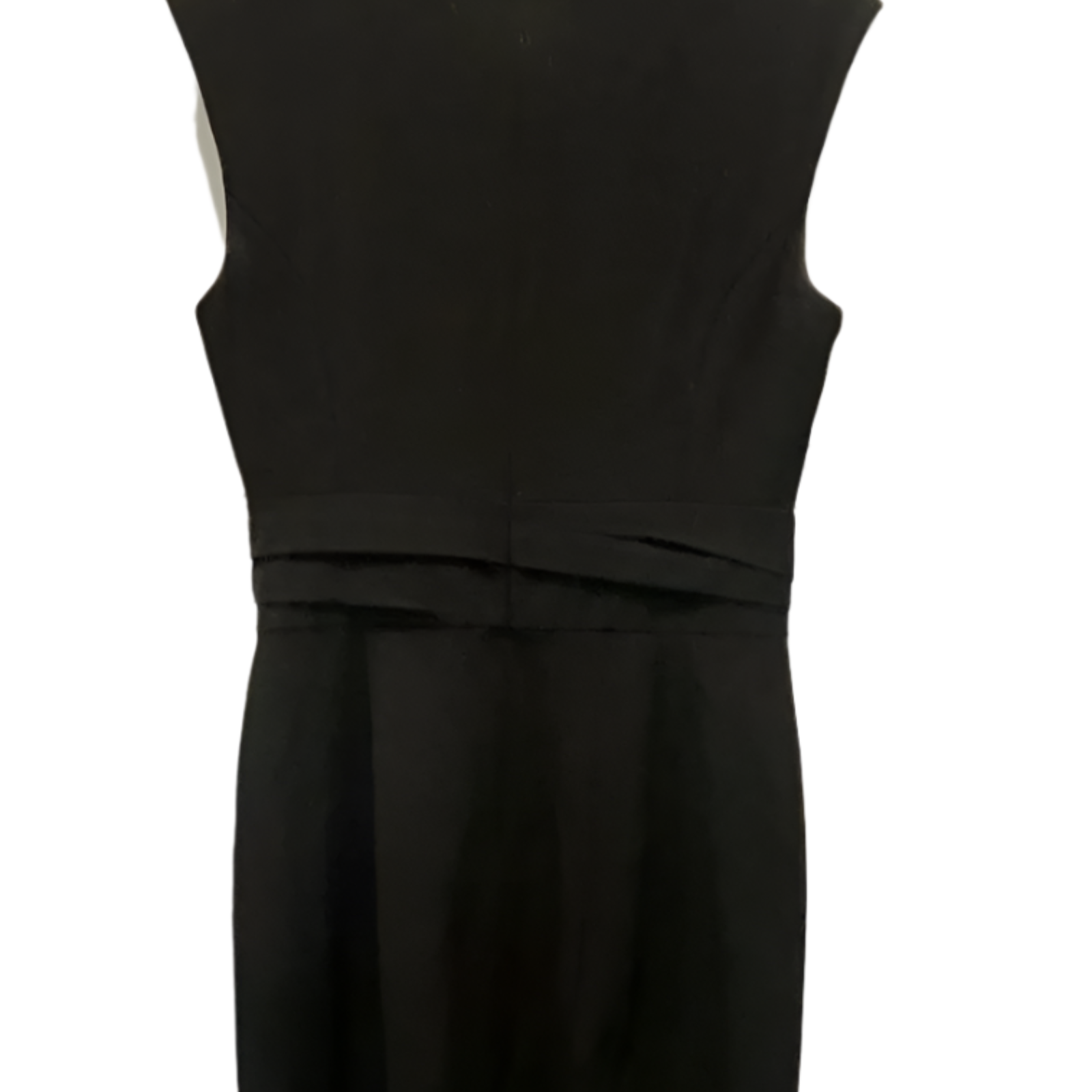 Used White House Black Market Womens Dress - Sheath Leopard Satin | Black | 2