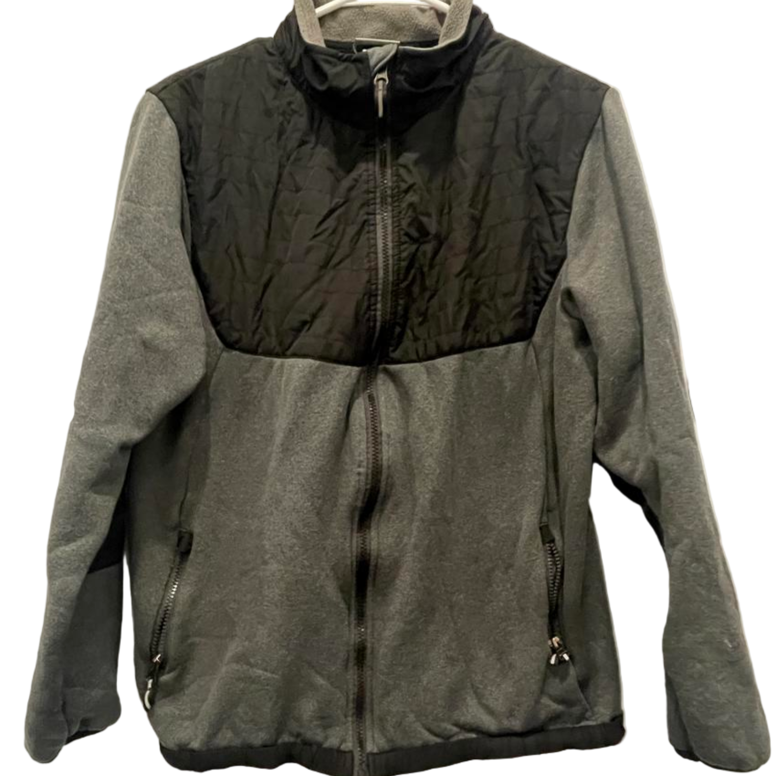 Used Champion Youth Boys Jacket - Full-Zip Logo | Black/Gray | Youth XL