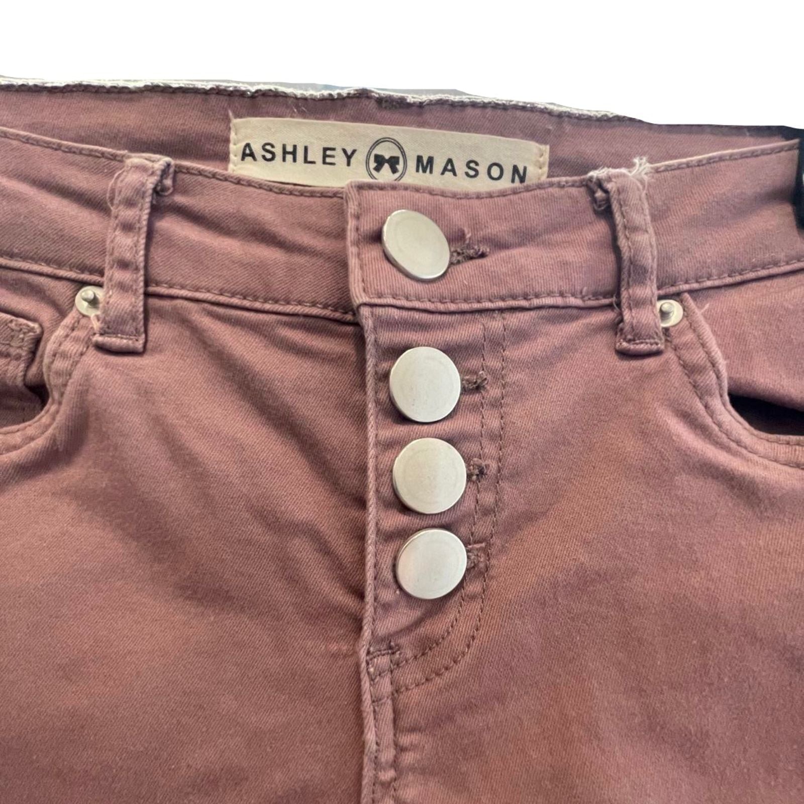 Used Ashley Mason Womens Jeans - Skinny | Mauve | 3