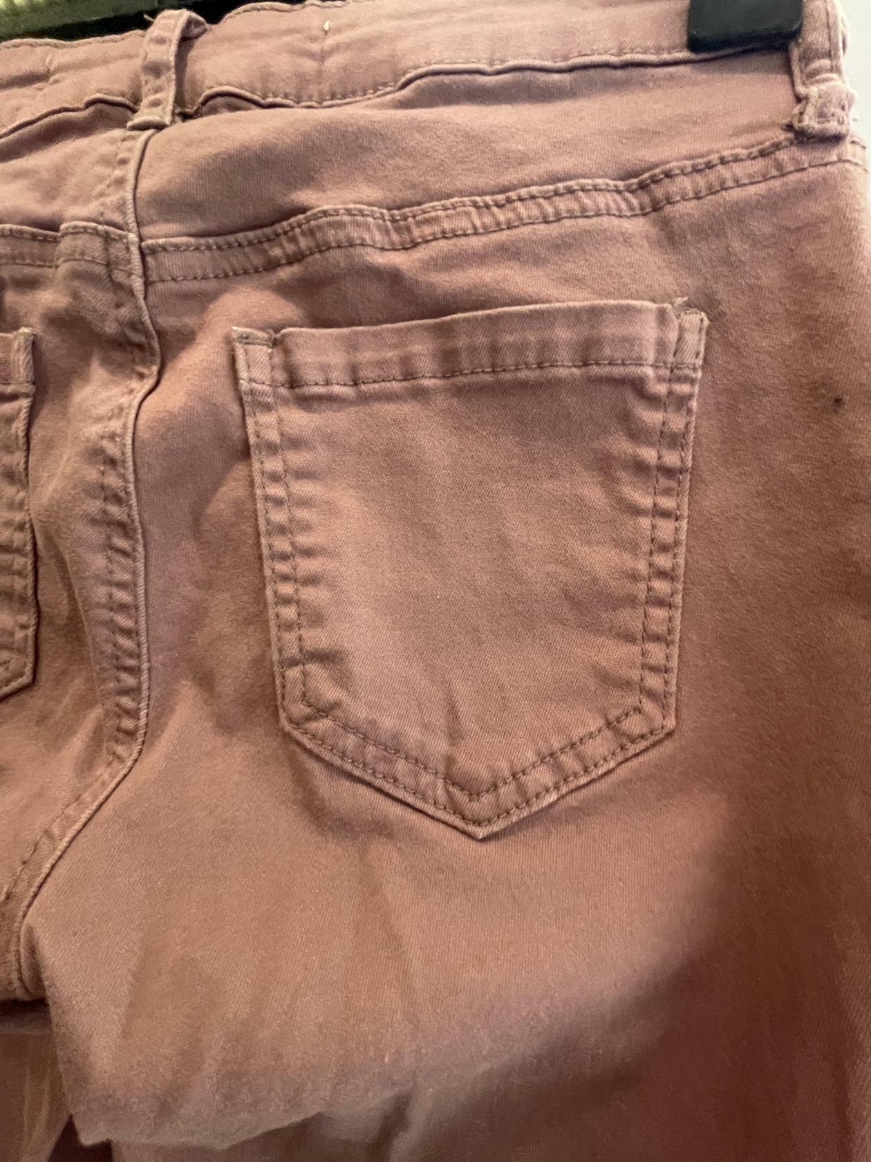 Ashley Mason Womens Jeans Skinny - Mauve - 3 - Like New - Pic 8