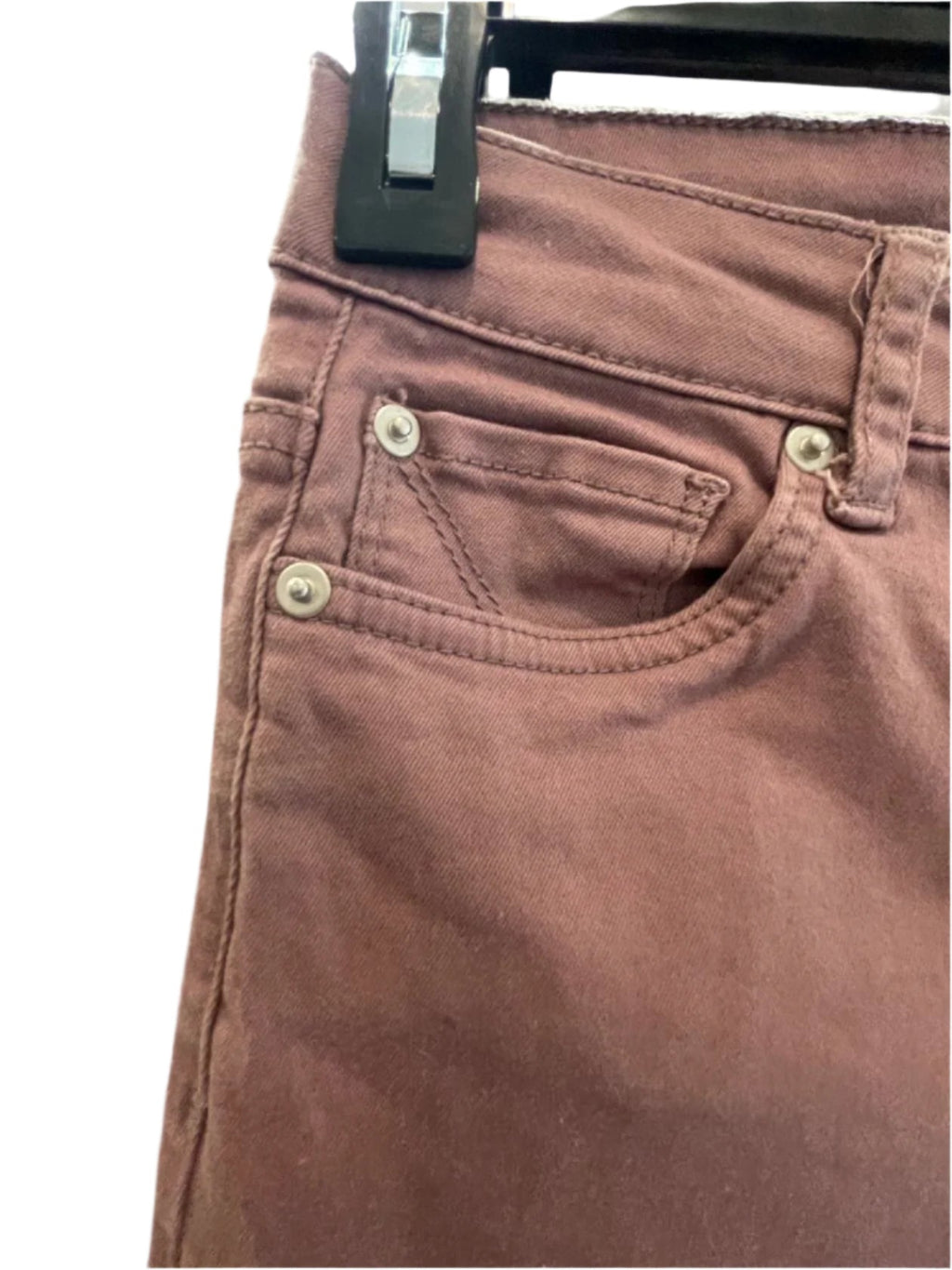 Ashley Mason Womens Jeans Skinny - Mauve - 3 - Like New - Pic 3