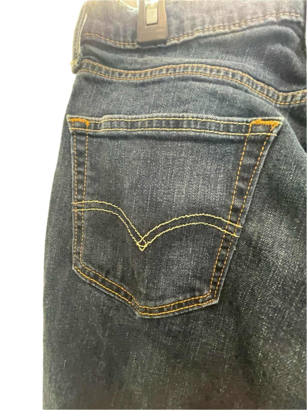 Levi Strauss Mens Jeans 511 Dark Wash Straight Regular - Blue - 32X30 - Very Good - Pic 8