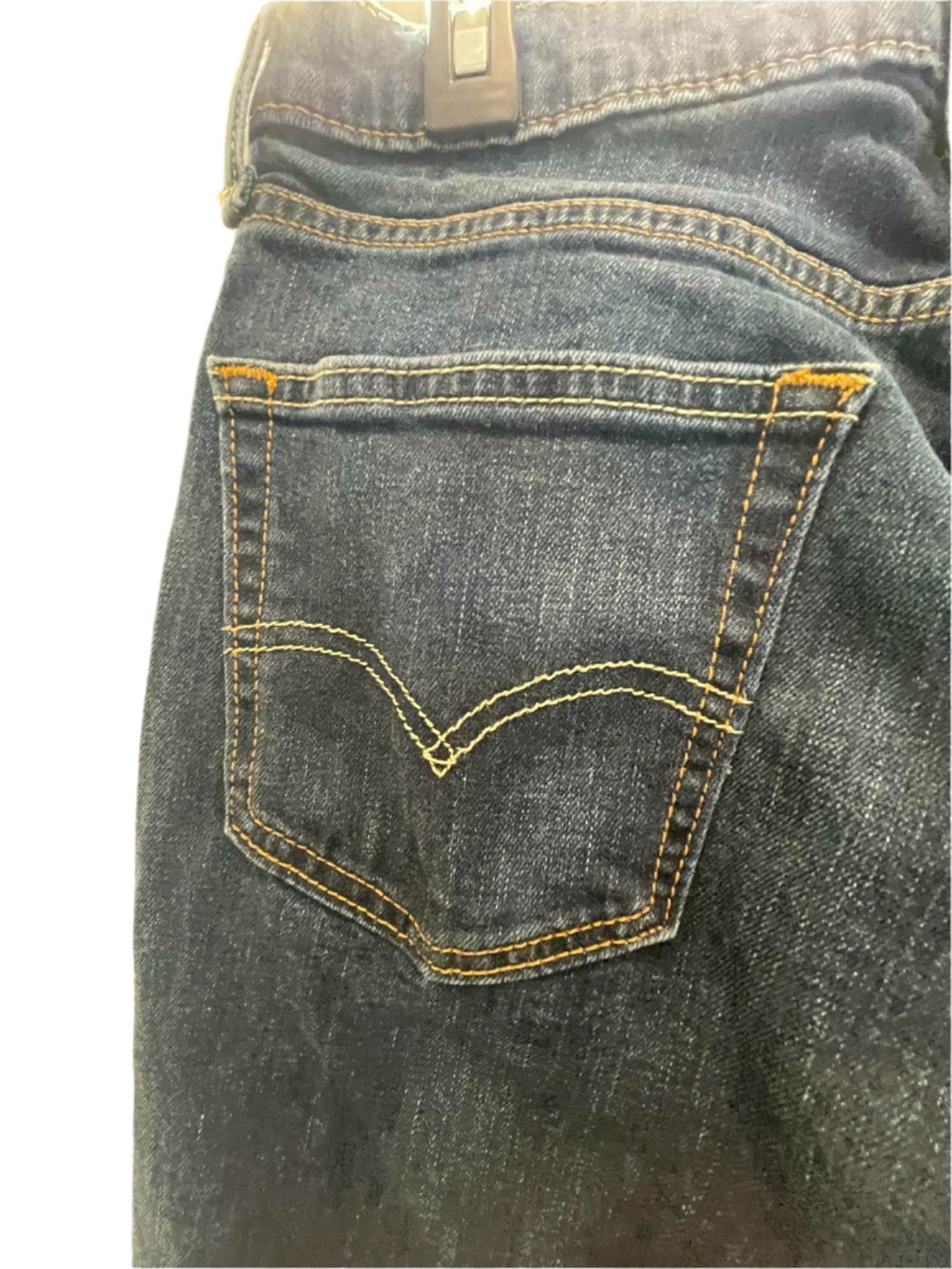 Levi Strauss Mens Jeans 511 Dark Wash Straight Regular - Blue - 32X30 - Very Good - Pic 8