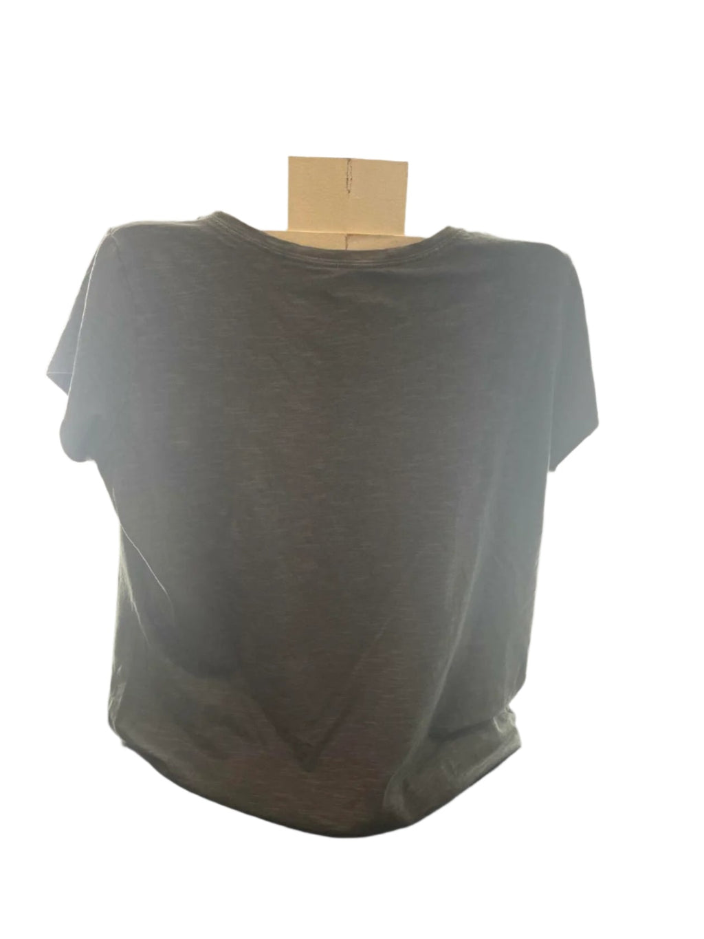 Columbia Womens T-Shirt V-Neck Pocket Cap Sleeve - Gray - XL - Very Good - Pic 2