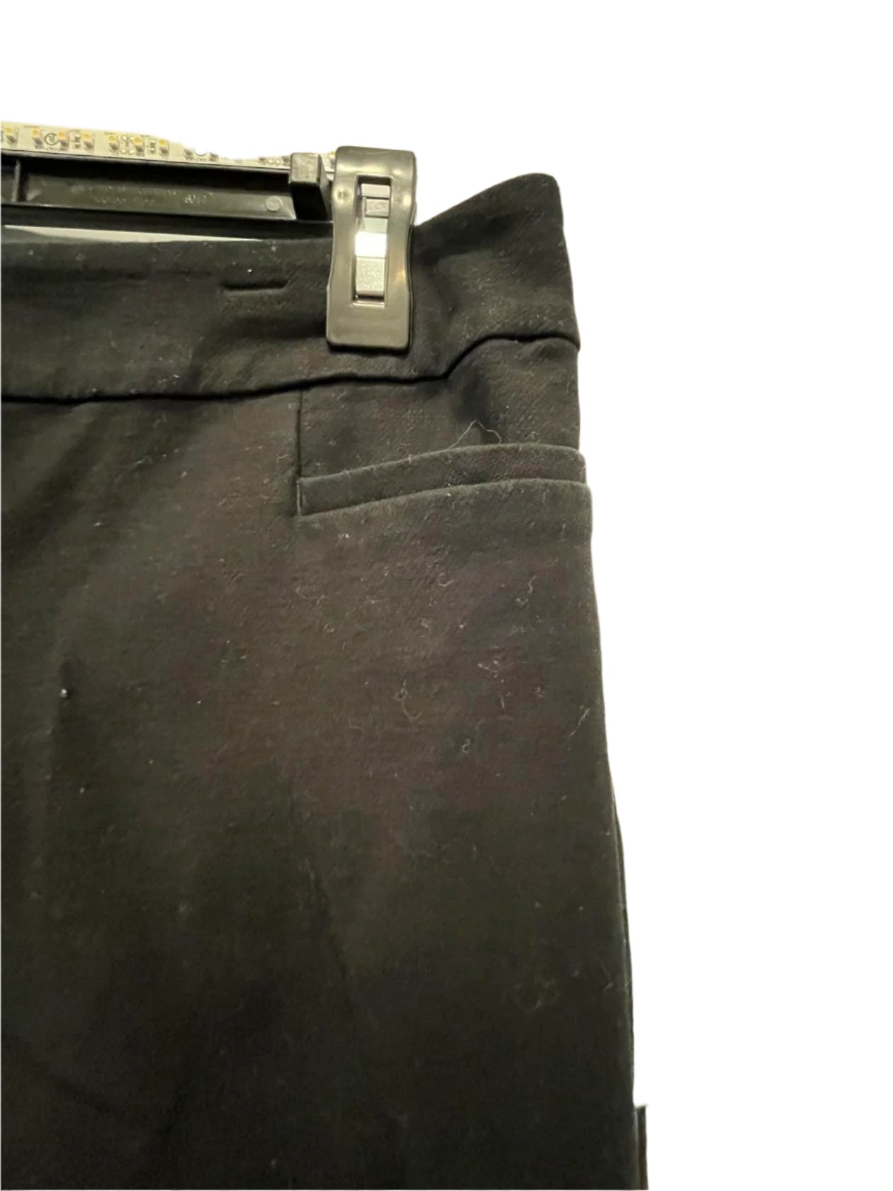 Ann Taylor Womens Dress Pants Petite - Black - 8P - Very Good - Pic 4