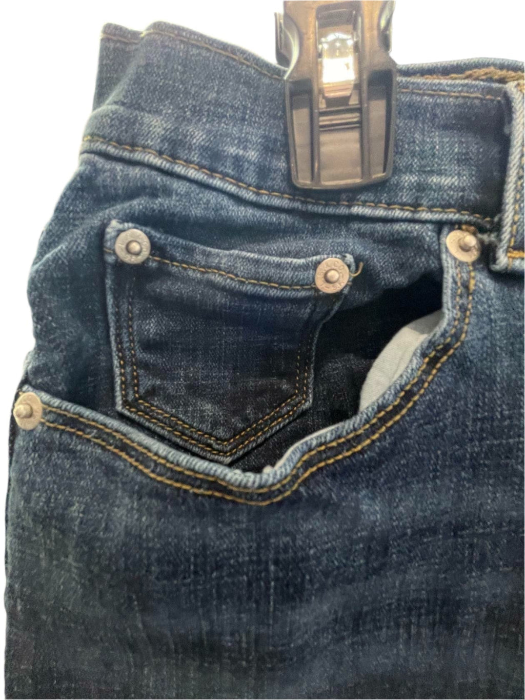 Signature by Levi Strauss Womens Denim Shorts Signature Classic - Blue - 29 - Very Good - Pic 3