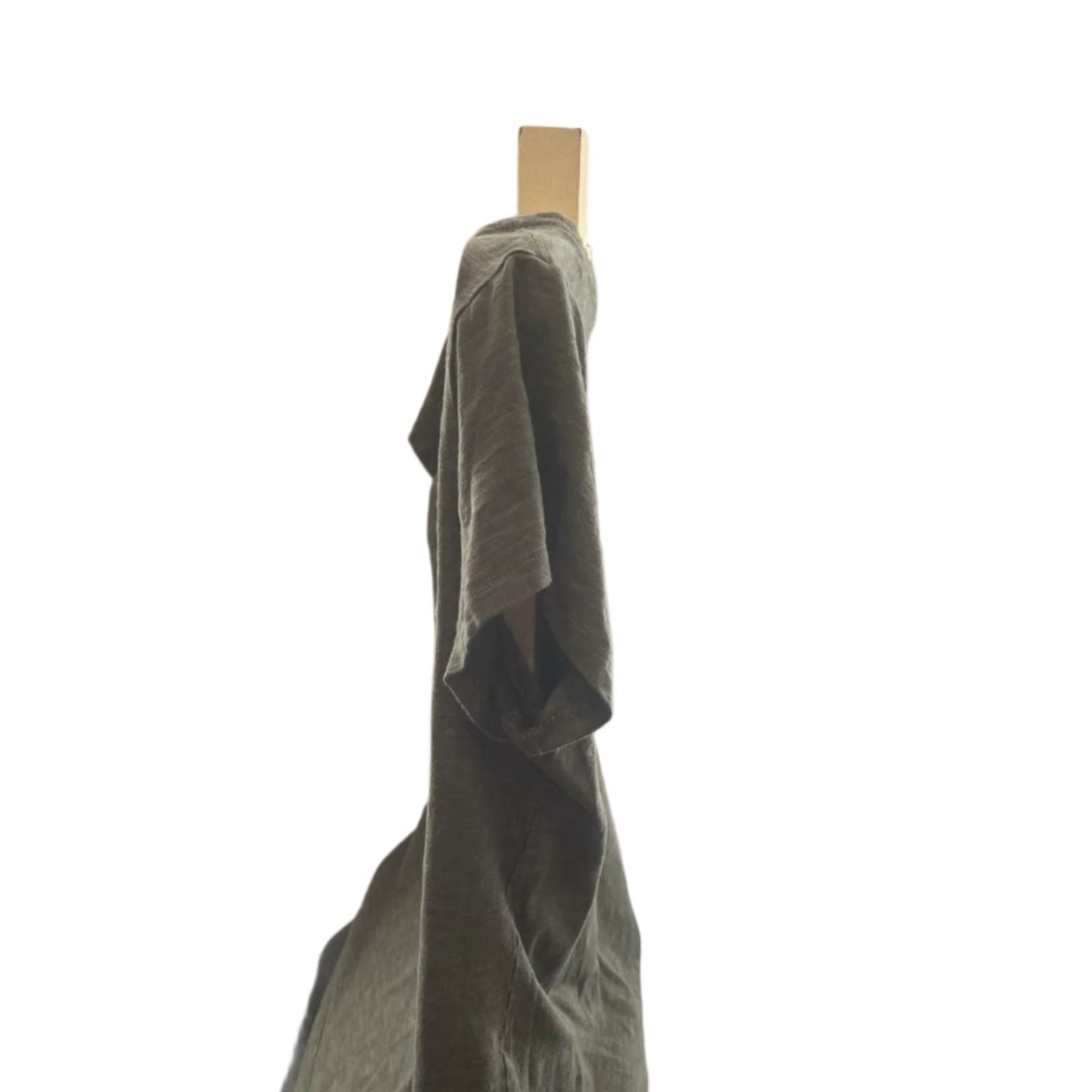 Used Columbia Womens V-Neck T-Shirt - Pocket Cap Sleeve | Gray | XL