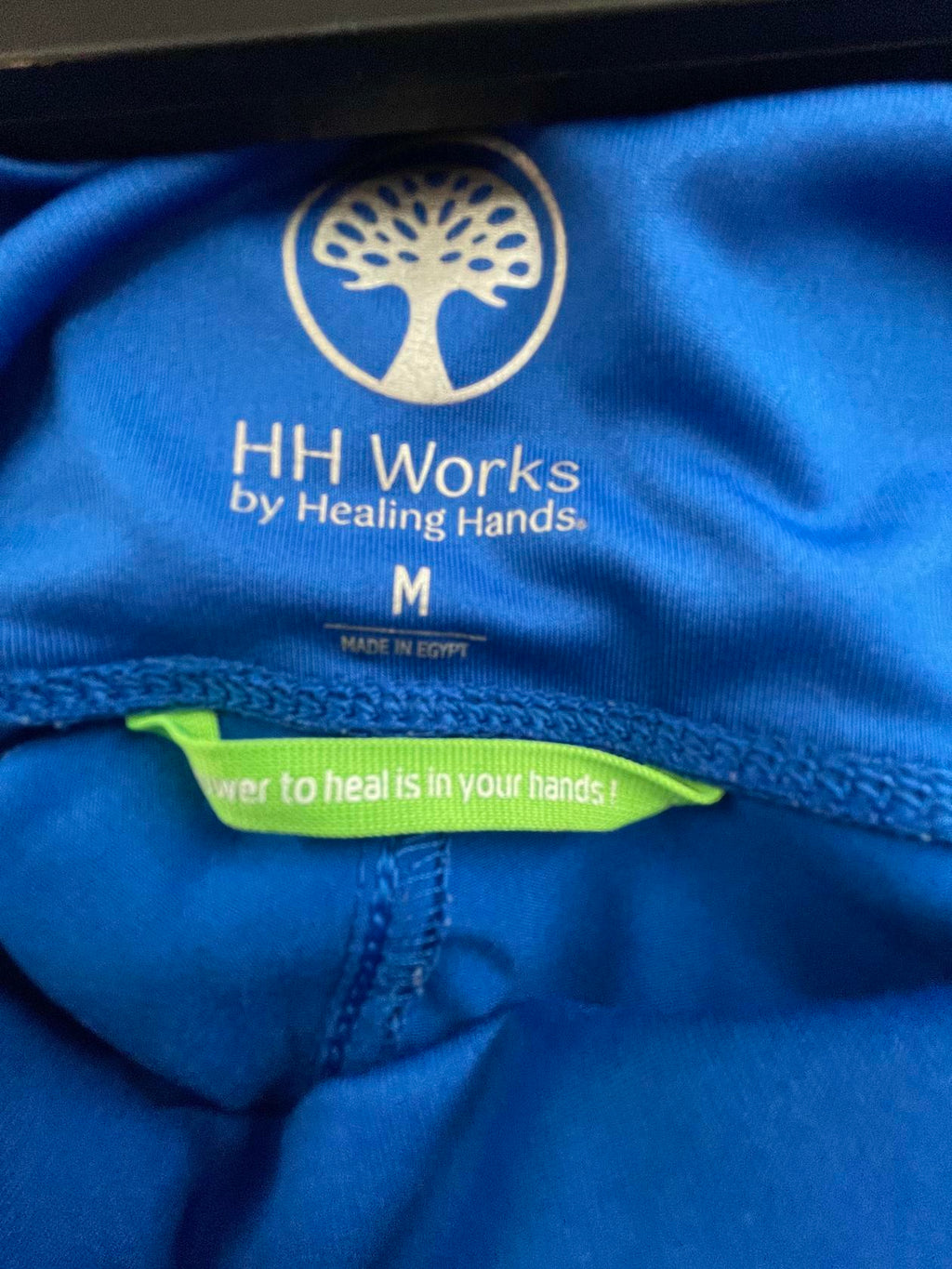 HH Works Womens Maternity Scrub Pants Healing Hands - Blue - Medium - Very Good - Pic 6