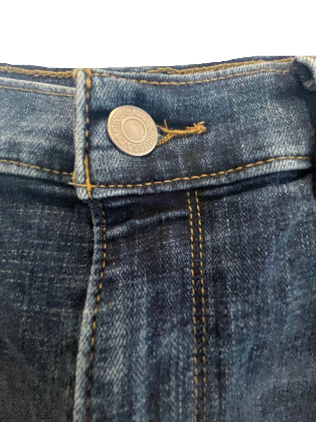 Signature by Levi Strauss Womens Denim Shorts Signature Classic - Blue - 29 - Very Good - Pic 5