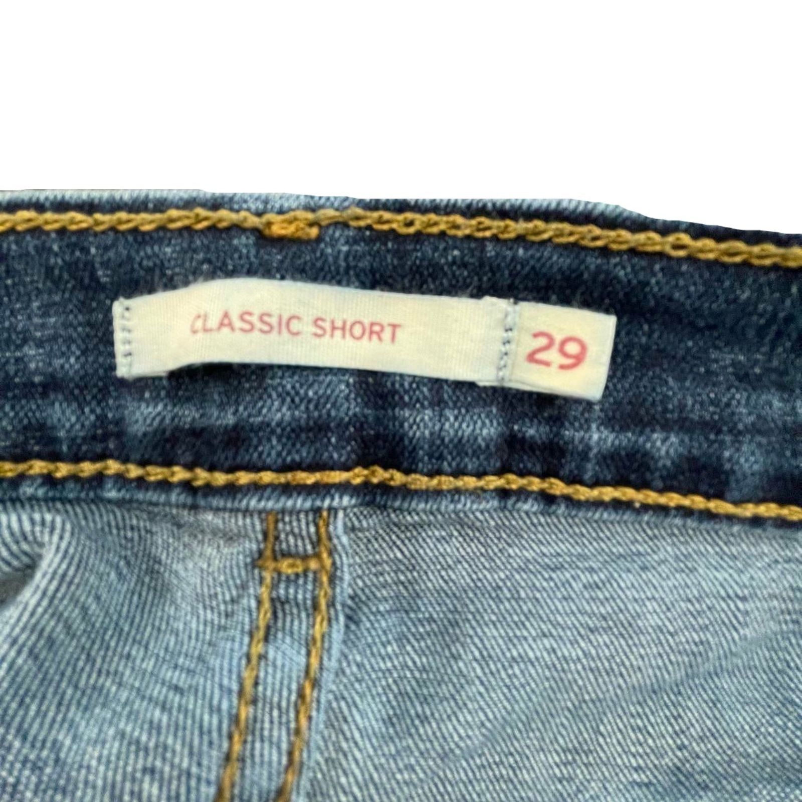 Used Signature By Levi Strauss Womens Denim Shorts - Classic | Blue | 29