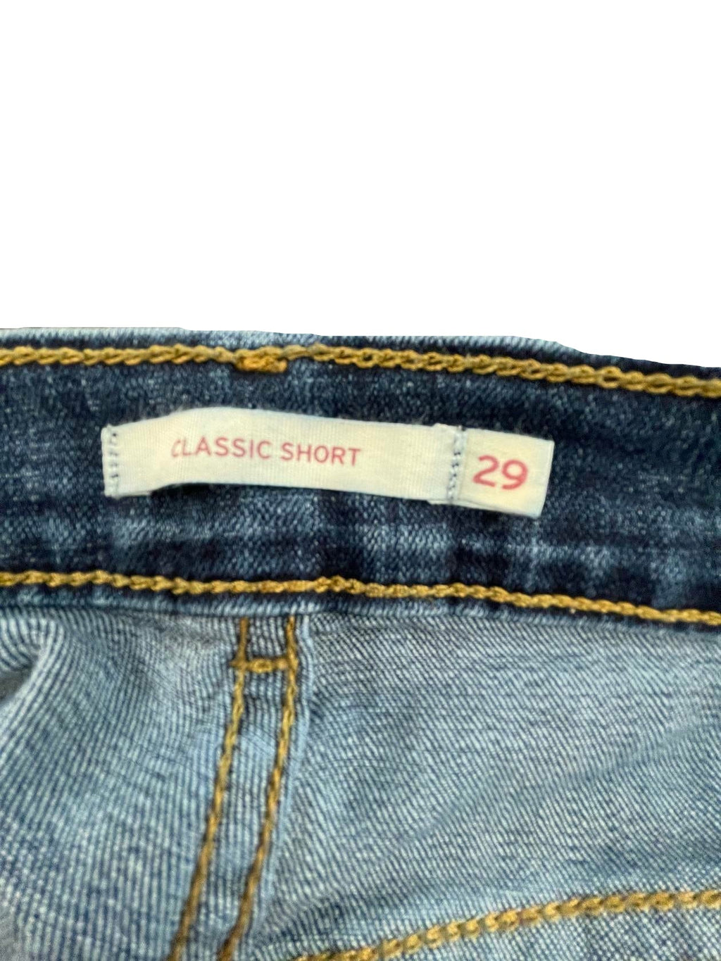 Signature by Levi Strauss Womens Denim Shorts Signature Classic - Blue - 29 - Very Good - Pic 8