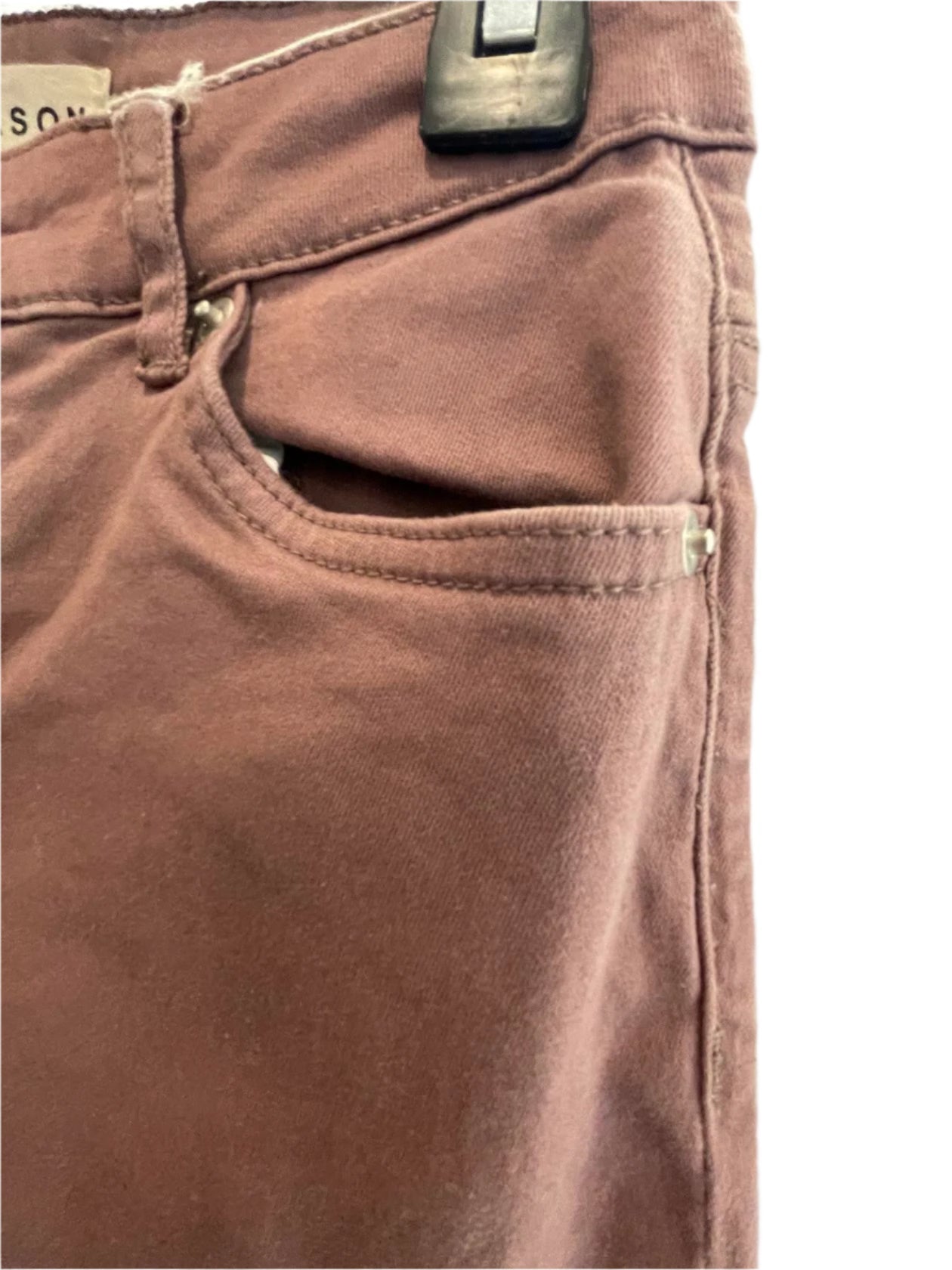 Ashley Mason Womens Jeans Skinny - Mauve - 3 - Like New - Pic 2