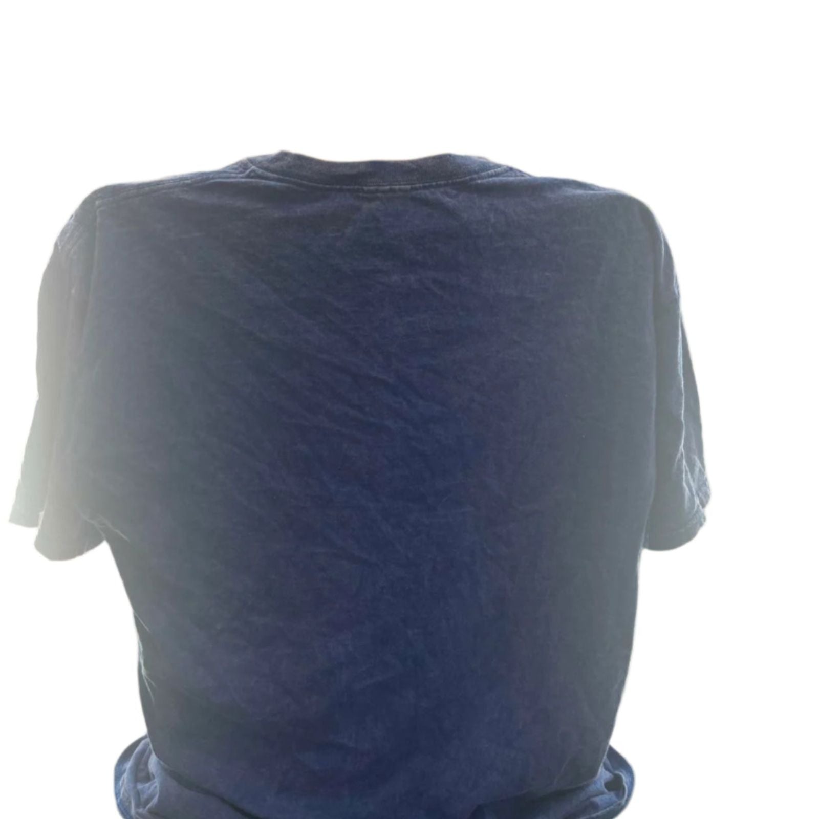 Used Thirty Single Unisex Adult Graphic T-Shirt - Boyz N The Hood Ice Cube Print| Blue | Large