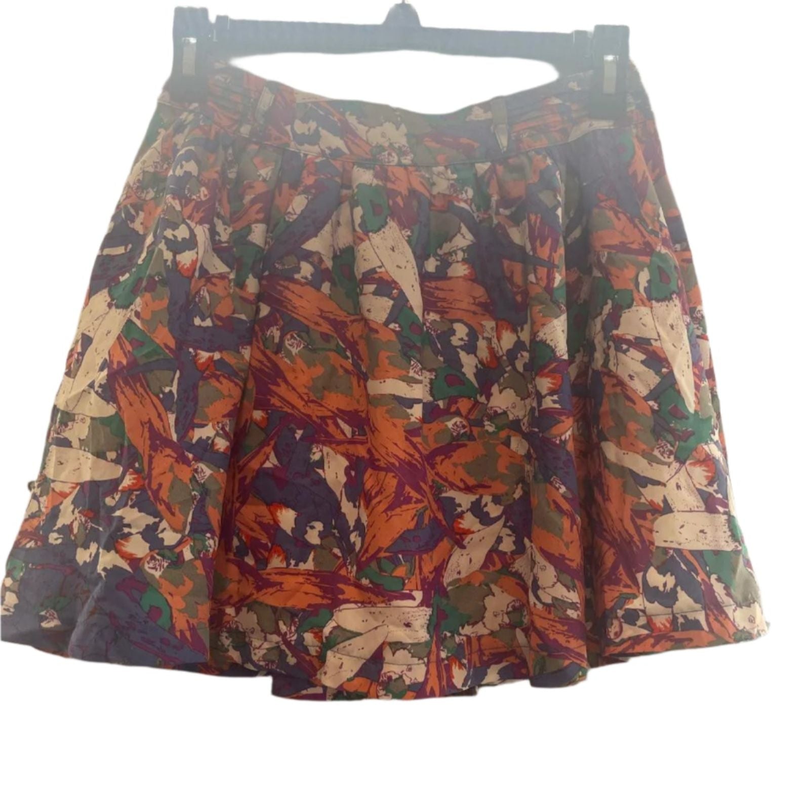 Used Bluejuice Womens Mini Skirt - Birdie Print Aussie | Multi-Color | XS