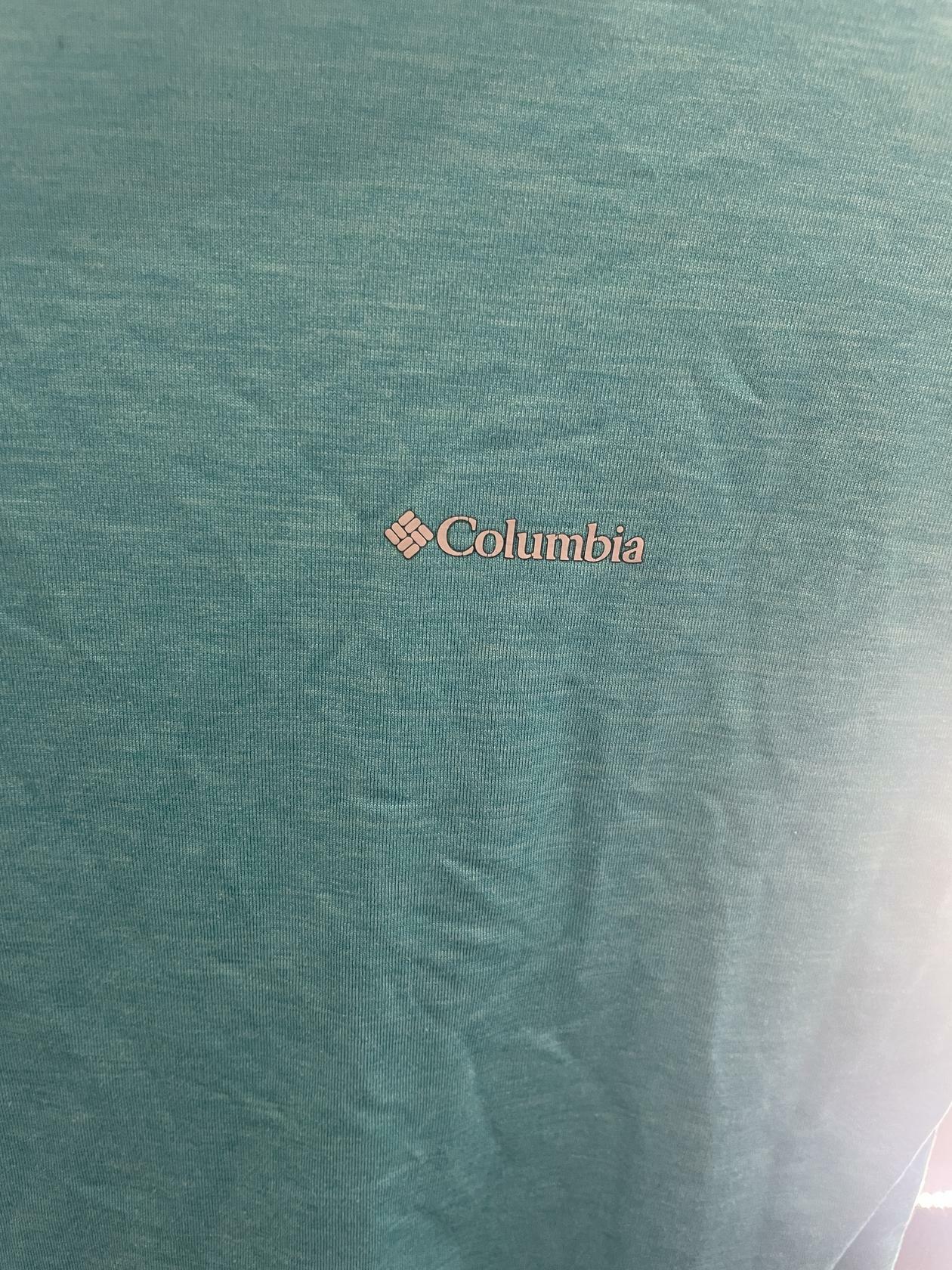 Columbia Womens T-Shirt Sportswear Activewear - Green - XS - Very Good - Pic 2