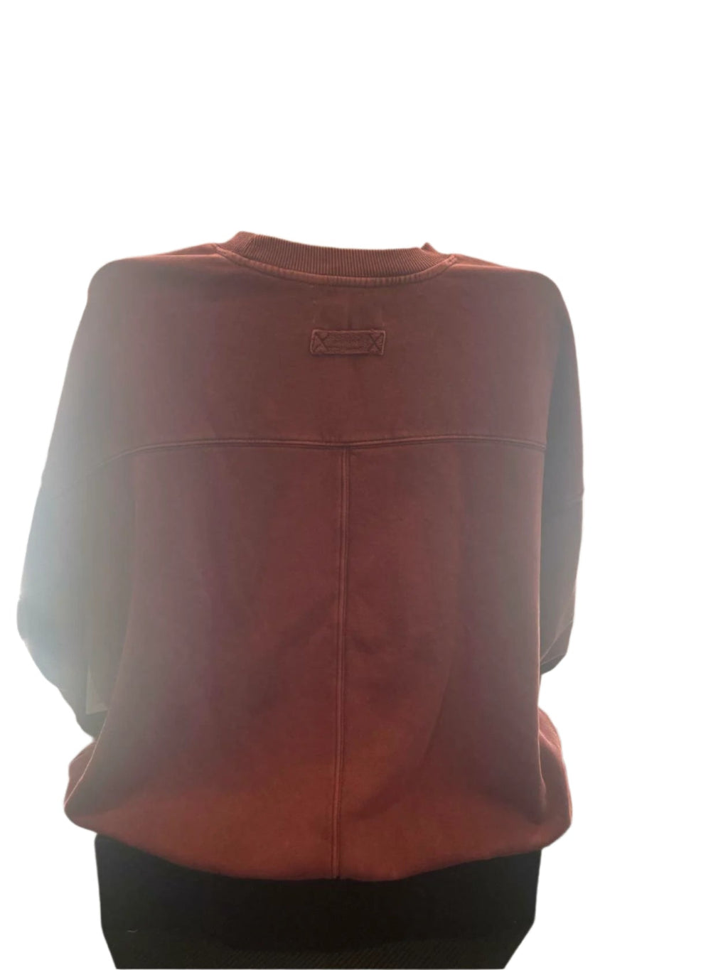 Arizona Unisex Sweater Graphic Brooklyn Map Music Uniquely Dyed - Red - Large - Like New - Pic 4