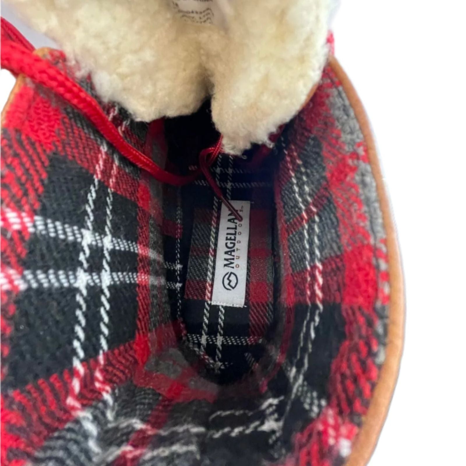 Used Magellan Womens Duck Boots - Fleece Lined Leather | Brown/Black | 7M