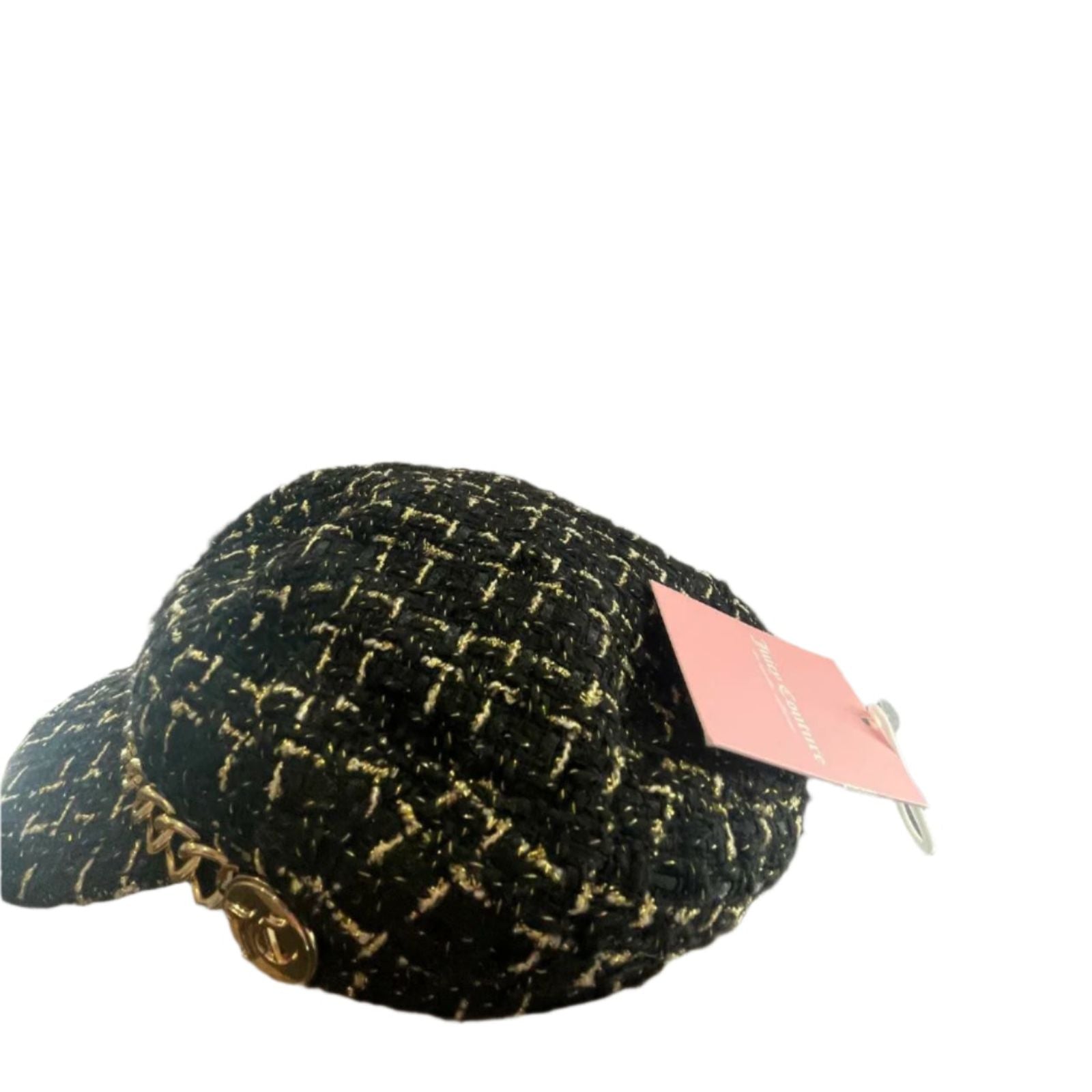Used Juicy Couture Womens Newsboy Hat | Black | One Size