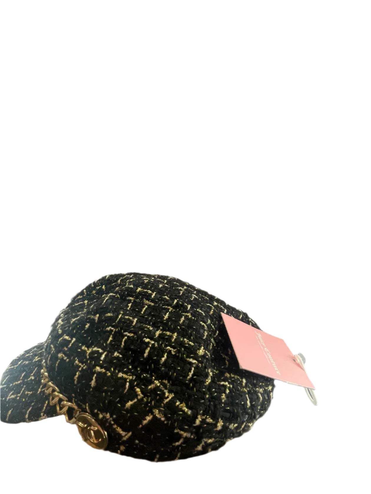 Juicy Couture Womens Newsboy Hat - Black/Gold - Universal - New - Pic 4