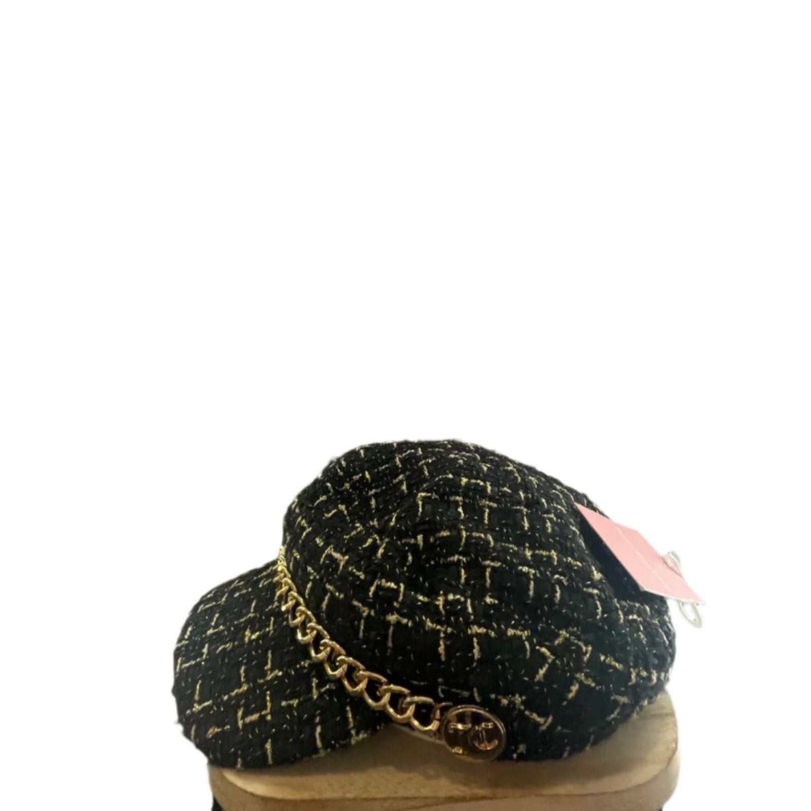 Used Juicy Couture Womens Newsboy Hat | Black | One Size
