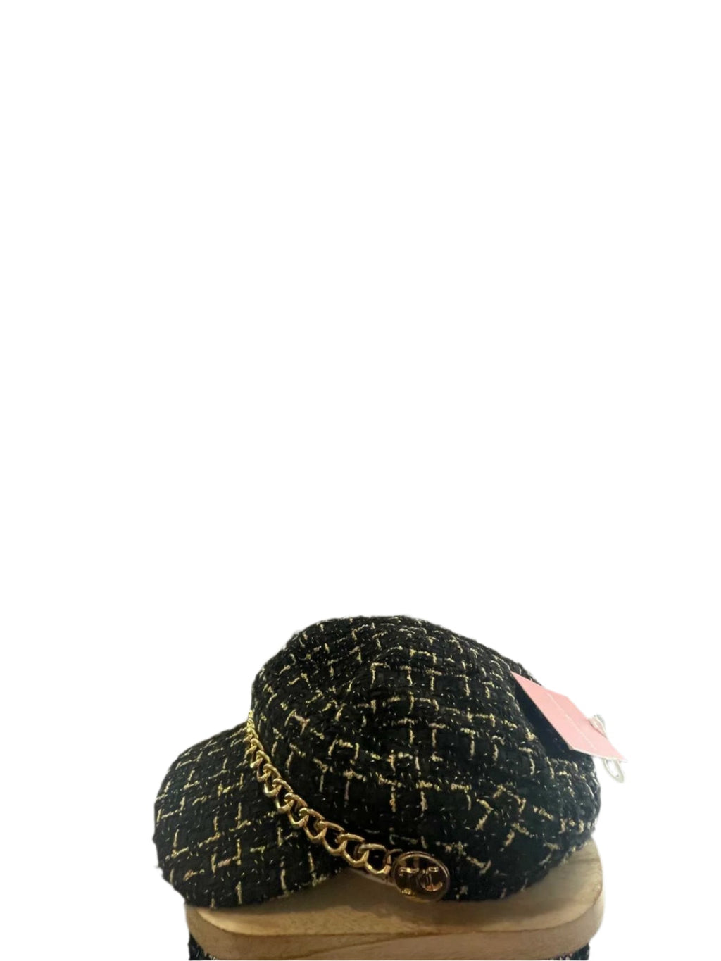 Juicy Couture Womens Newsboy Hat - Black/Gold - Universal - New - Pic 3