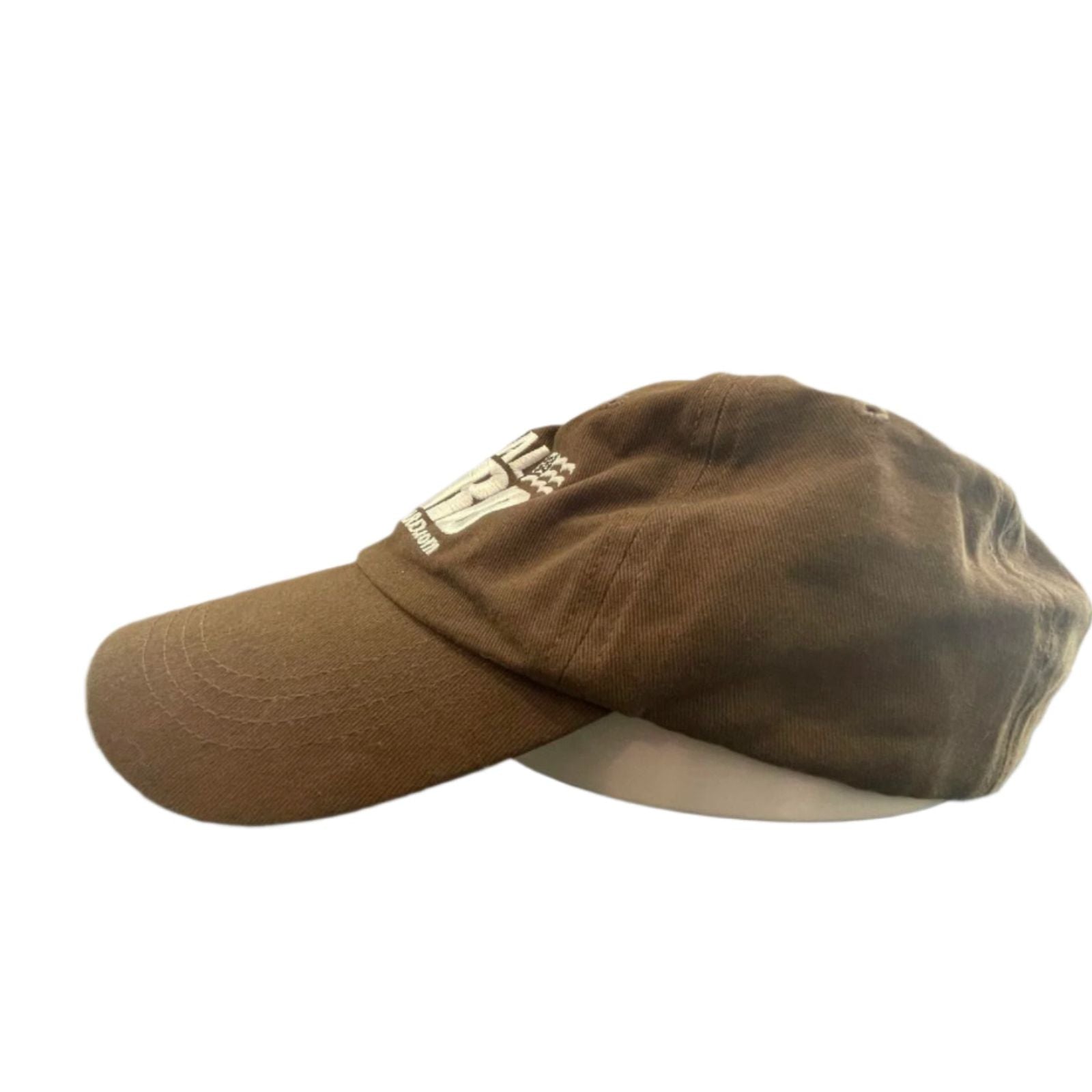 Used National Guard Military Unisex Adult Baseball Cap | Brown | Adjustable