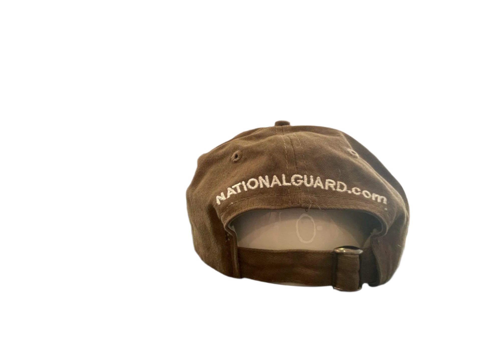 Unisex Adjustable Baseball Cap Embroidered Military National Guard - Brown - Universal - Very Good - Pic 6