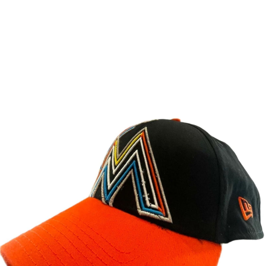 Used New Era Miami Marlins Snapback Cap - MLB 2017 All-Star Game Logo | Black/Orange | Med/Large