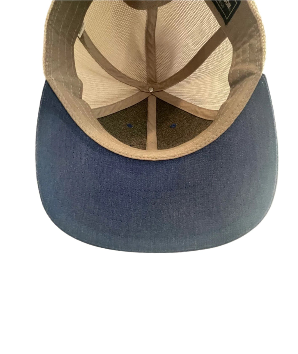 Shades Unisex Snapback Cap Low Pro Mesh Back Trucker - Blue - Universal - Very Good - Pic 9