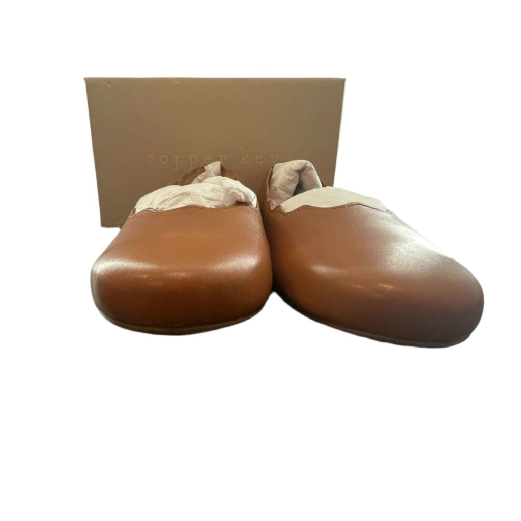 Used Copper Key Womens Flats - Lovely Leather | Brown | 10W