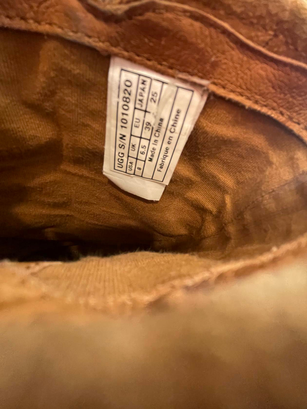 UGG Womens Boots Tall Braided Tasman Chestnut - Brown - 8 - Very Good - Pic 10