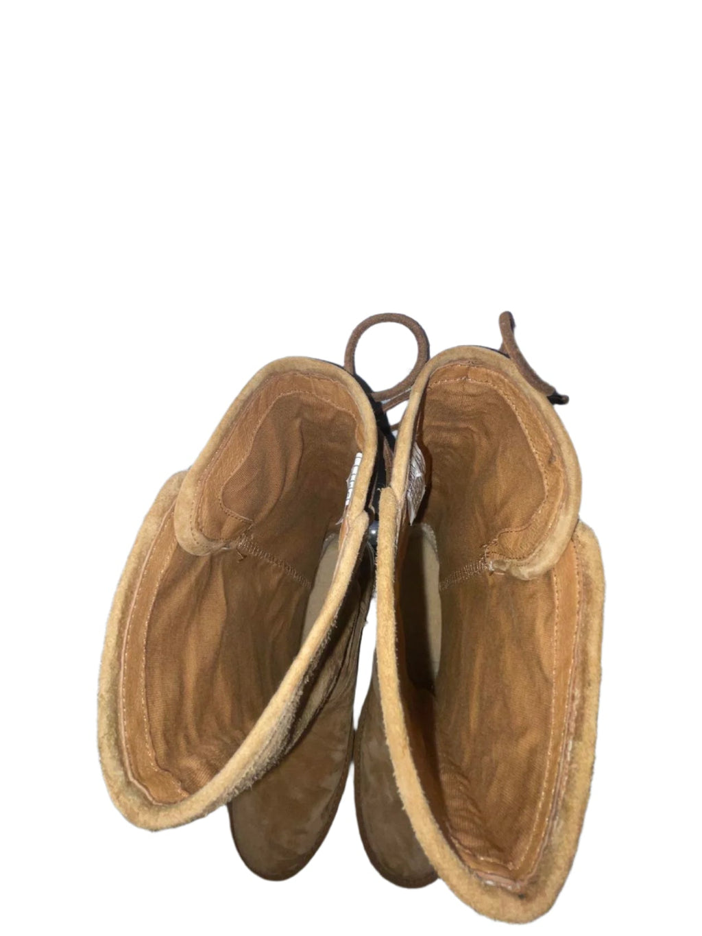 UGG Womens Boots Tall Braided Tasman Chestnut - Brown - 8 - Very Good - Pic 12