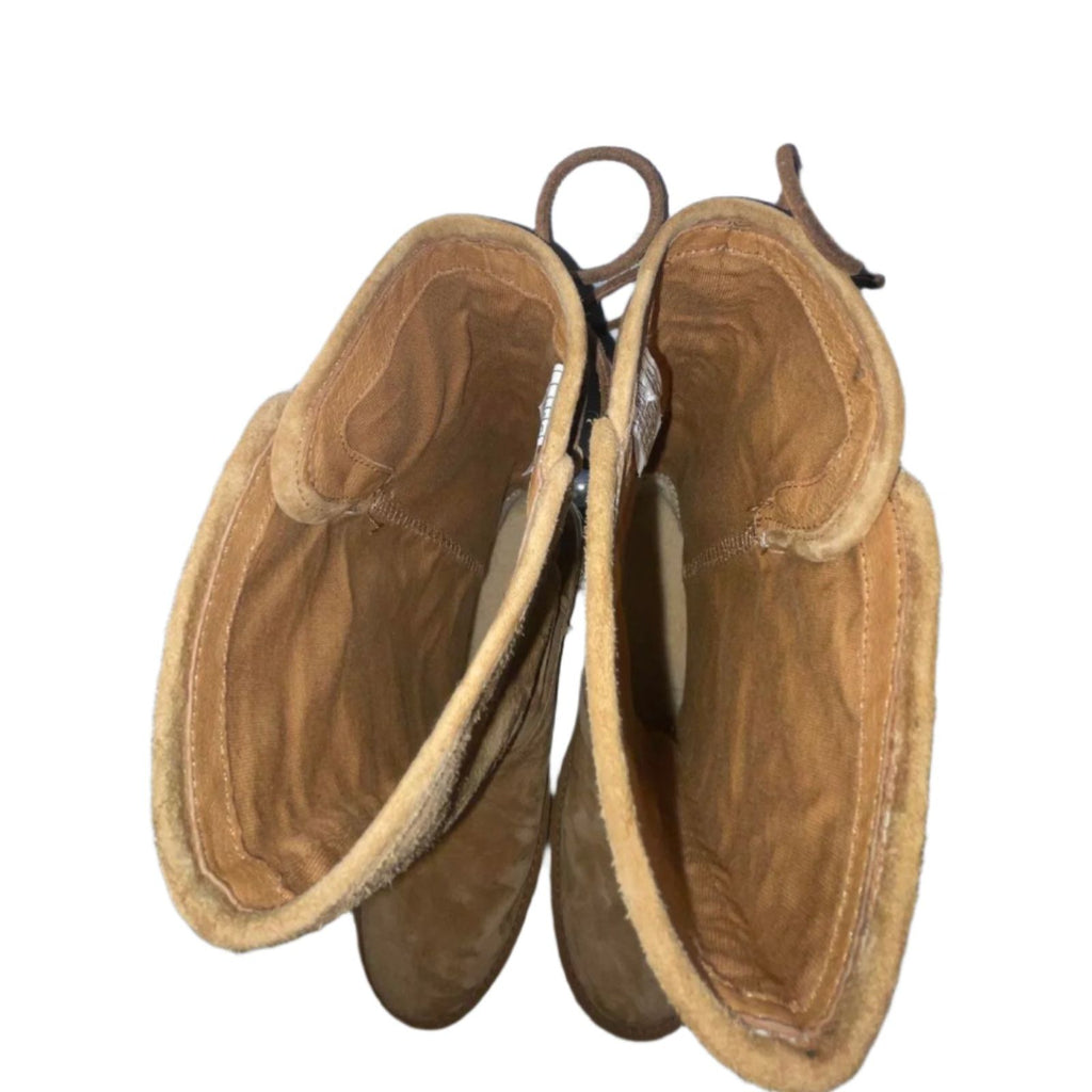 Used Ugg Womens Boots - Tall Braided Tasman | Chestnut Brown | 8