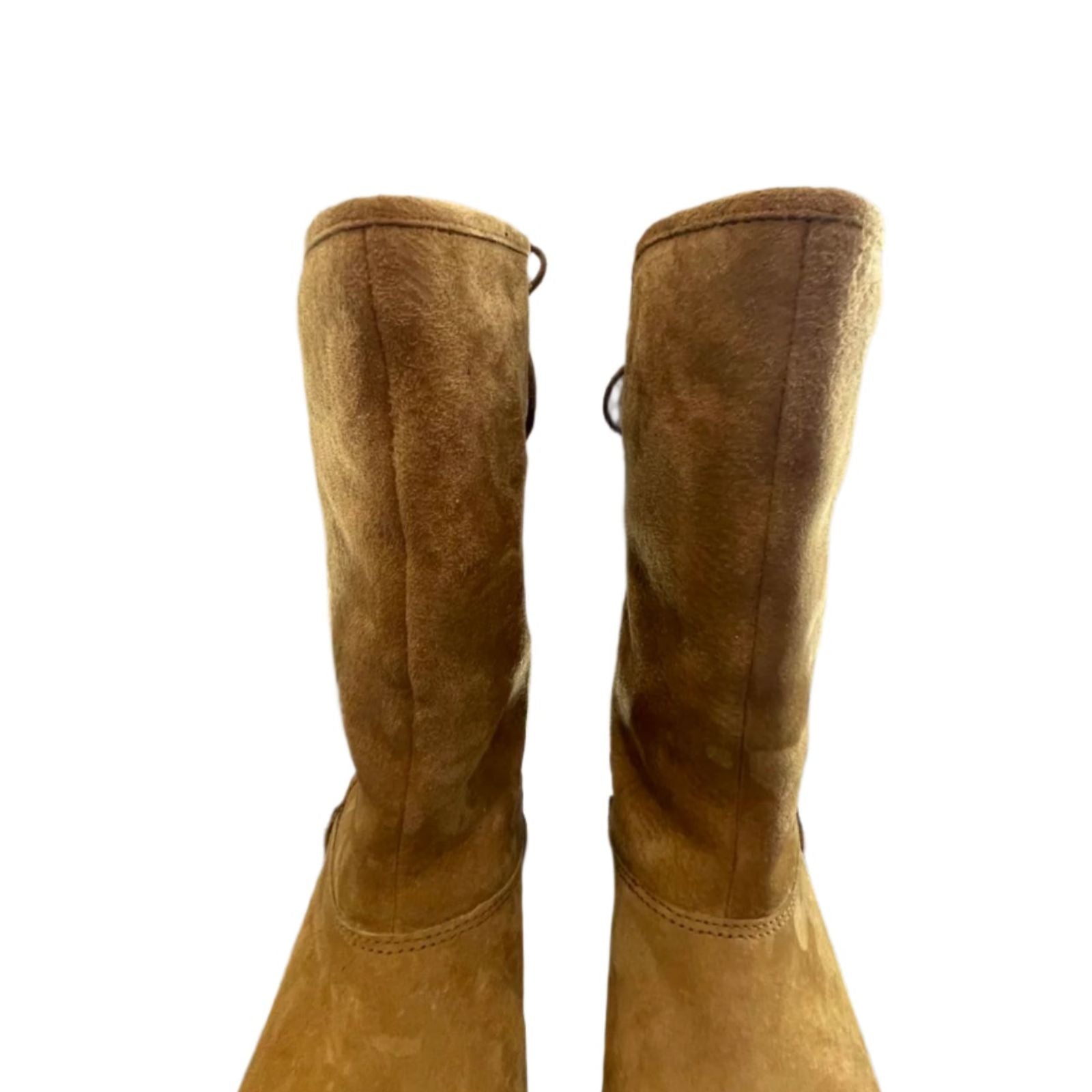 Used Ugg Womens Boots - Tall Braided Tasman | Chestnut Brown | 8