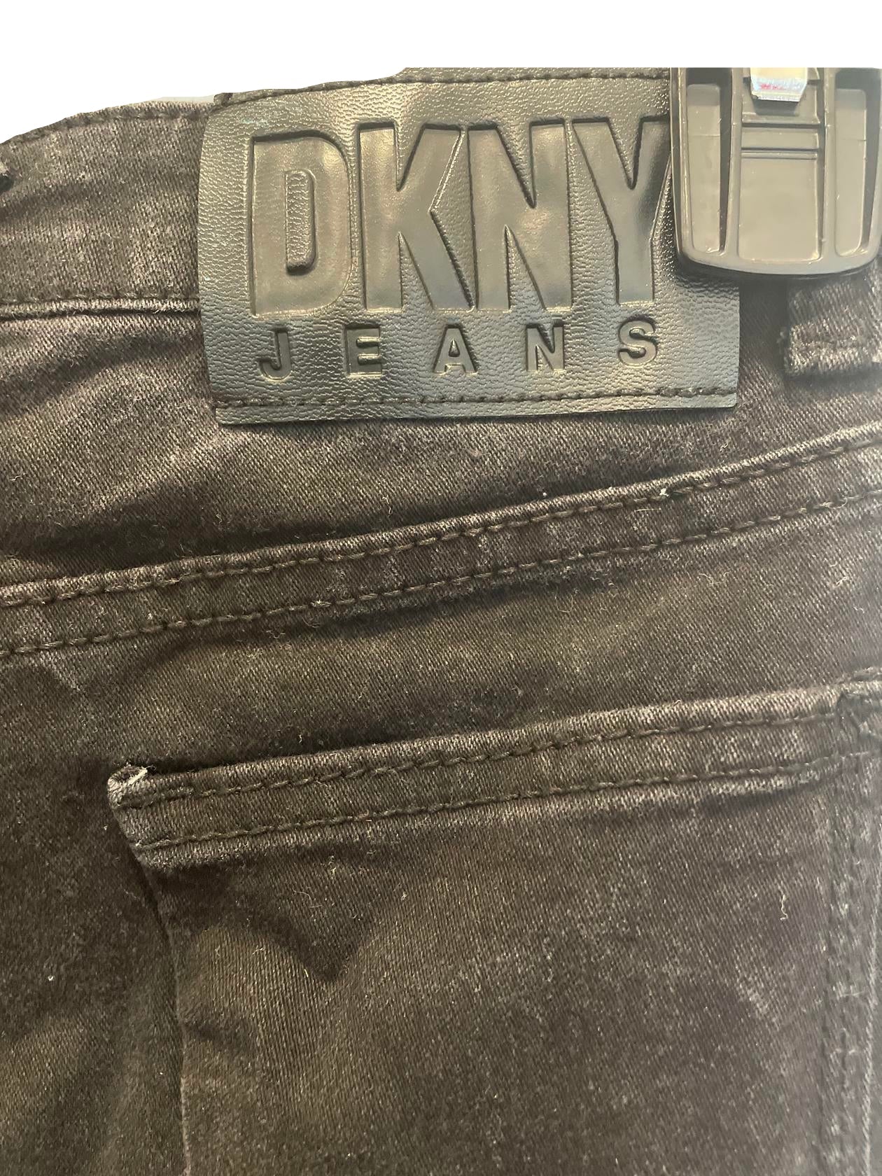 DKNY Womens Denim Pants - Black - 10 - Very Good - Pic 3