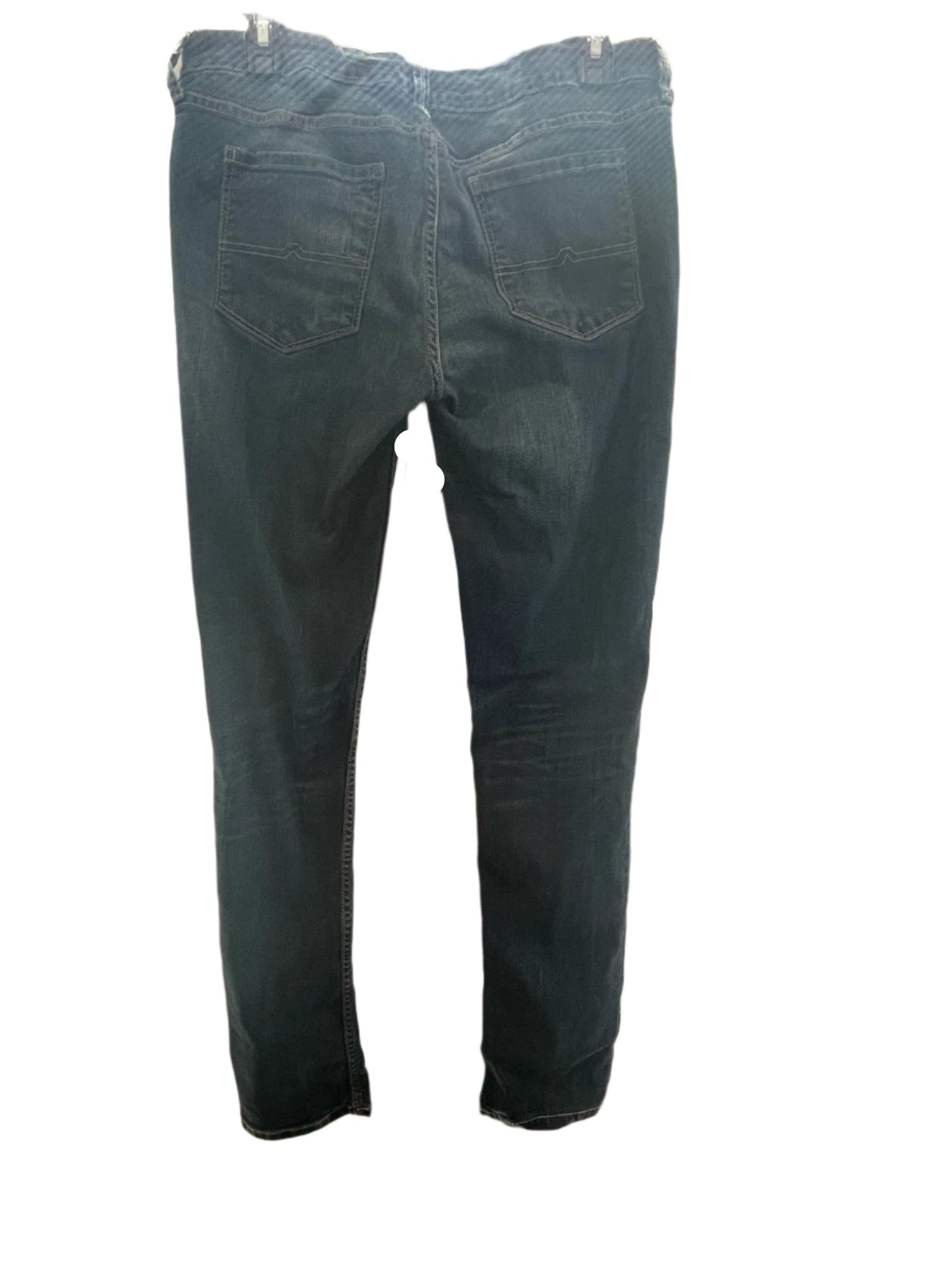 Womens Arizona Jean Company Skinny Jeans Dark Wash - Size 13 Average - Blue - Very Good - Pic 2