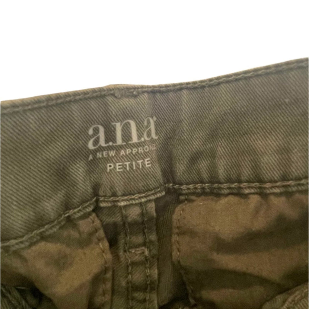 Used A.N.A. Womens Denim Pants - Skinny Ankle | Green | 8P