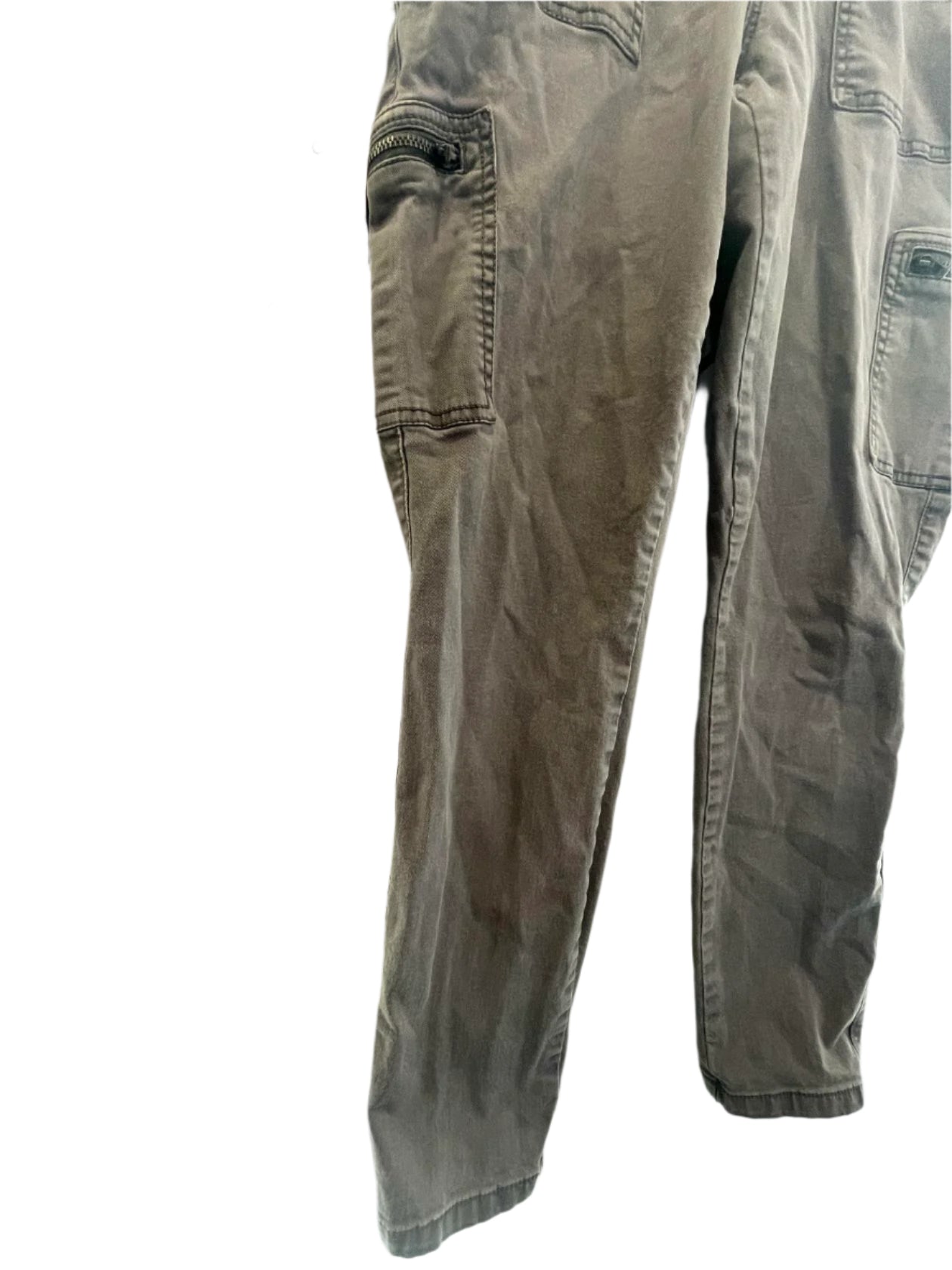 A.N.A. Womens Jeans Cargo Stretch Denim Skinny Ankle - Gray - 4 - Very Good - Pic 4