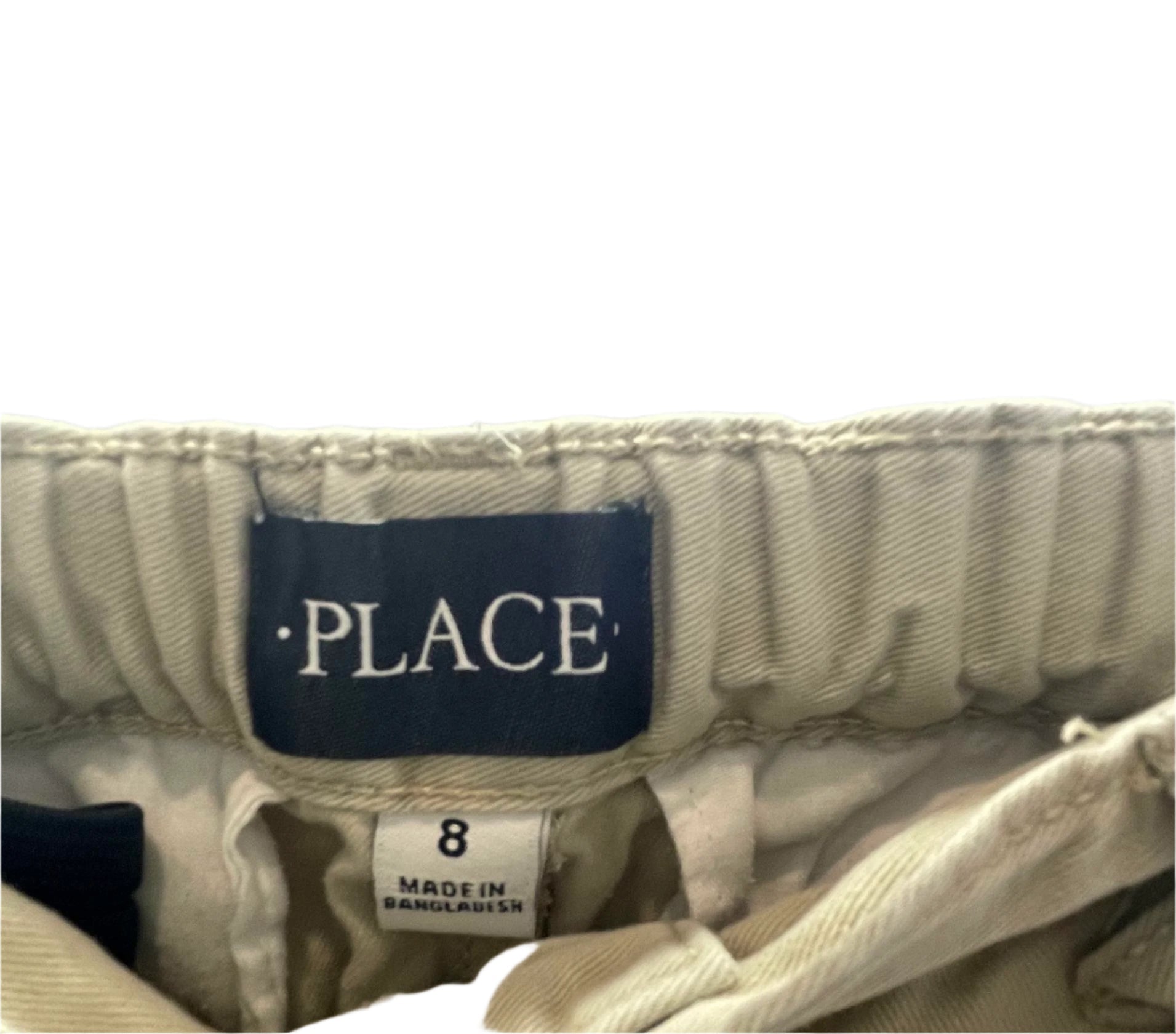 Children's Place Kids Khaki Pants - Khaki - 8 - Very Good - Pic 3