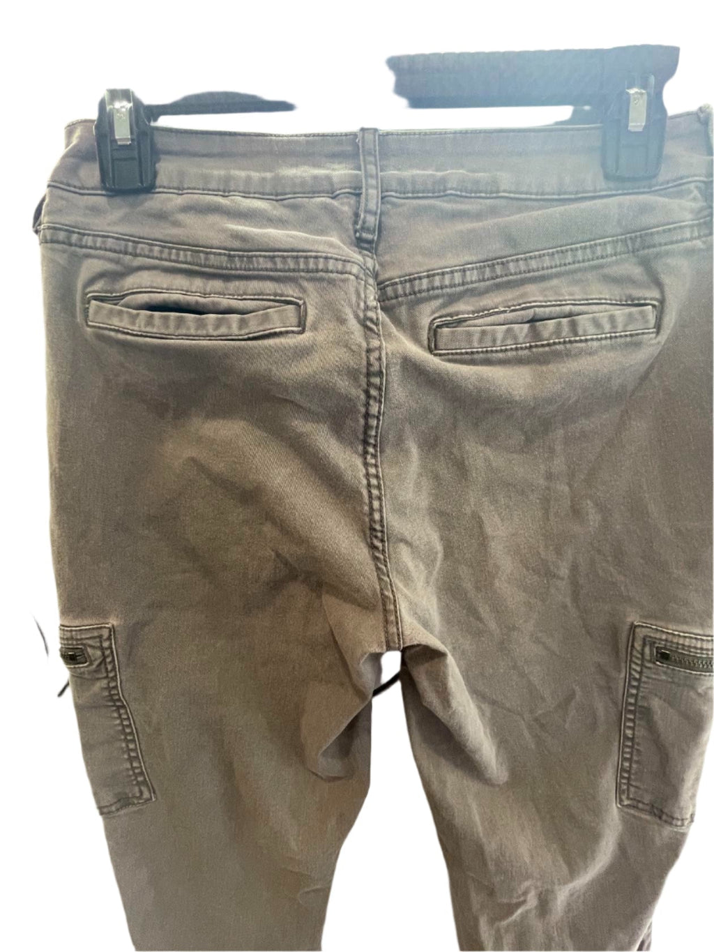 A.N.A. Womens Jeans Cargo Stretch Denim Skinny Ankle - Gray - 4 - Very Good - Pic 13