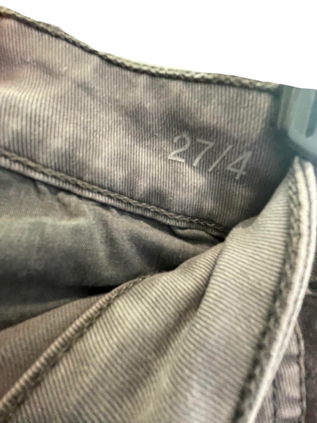 A.N.A. Womens Jeans Cargo Stretch Denim Skinny Ankle - Gray - 4 - Very Good - Pic 10