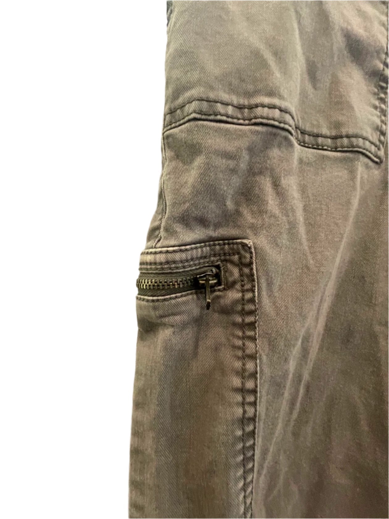 A.N.A. Womens Jeans Cargo Stretch Denim Skinny Ankle - Gray - 4 - Very Good - Pic 8