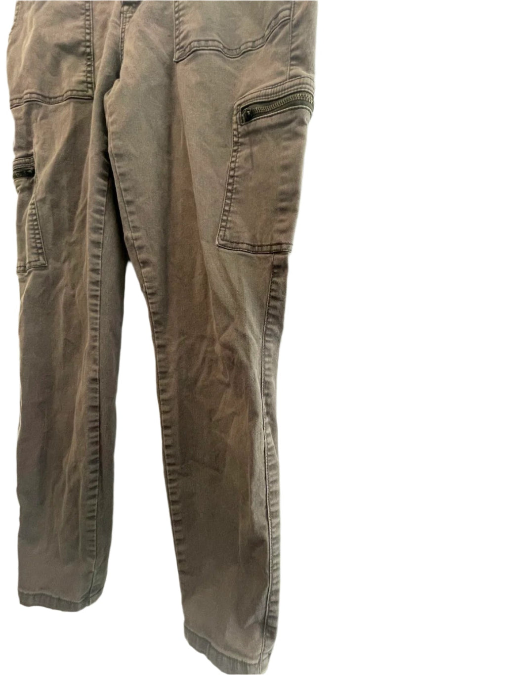 A.N.A. Womens Jeans Cargo Stretch Denim Skinny Ankle - Gray - 4 - Very Good - Pic 5